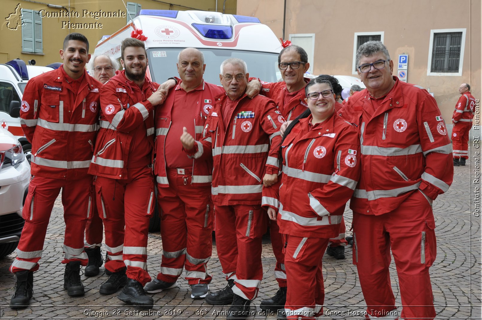 Oleggio 22 Settembre 2019 - 36 Anniversario dalla Fondazione - Croce Rossa Italiana