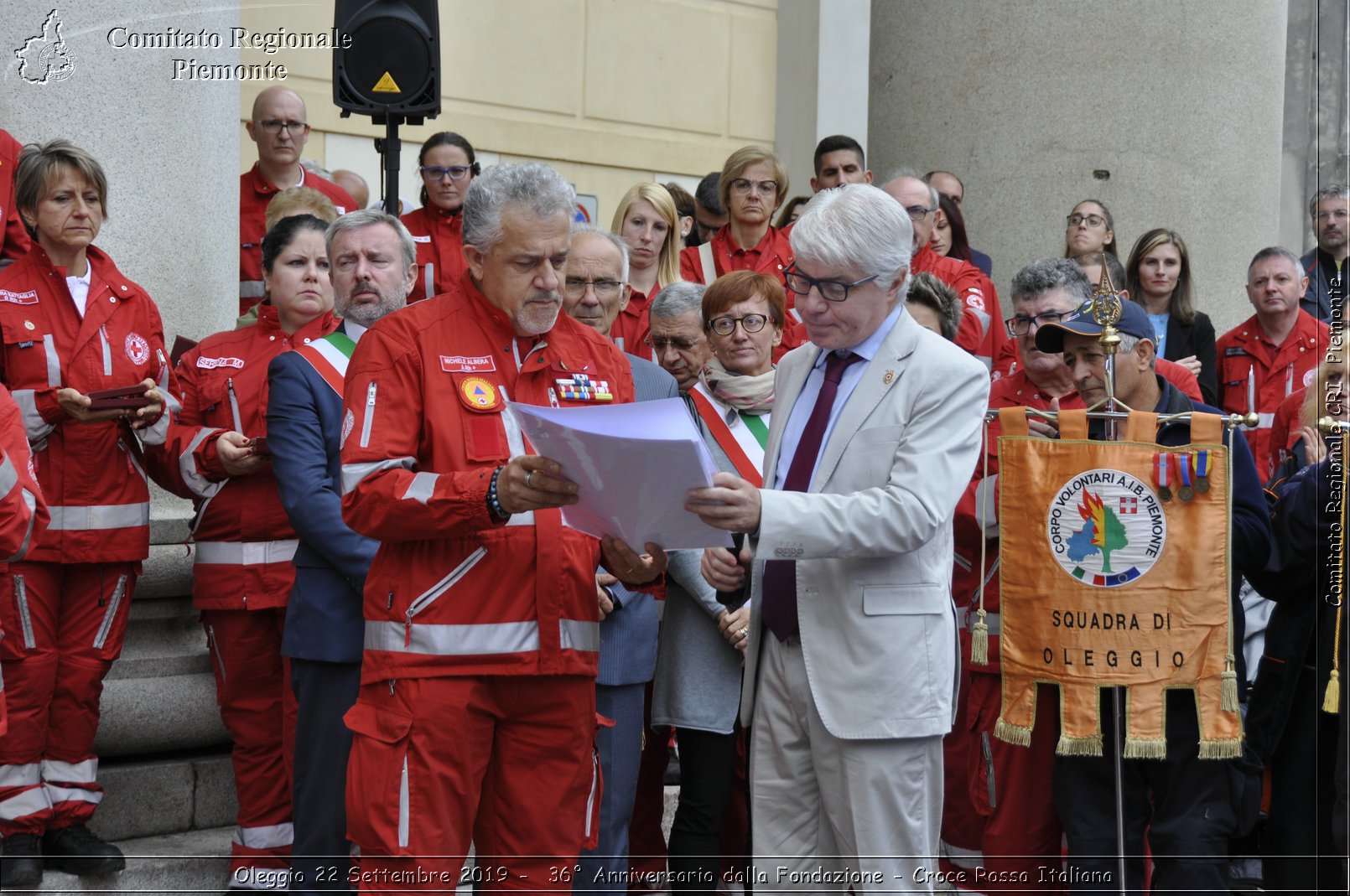 Oleggio 22 Settembre 2019 - 36 Anniversario dalla Fondazione - Croce Rossa Italiana