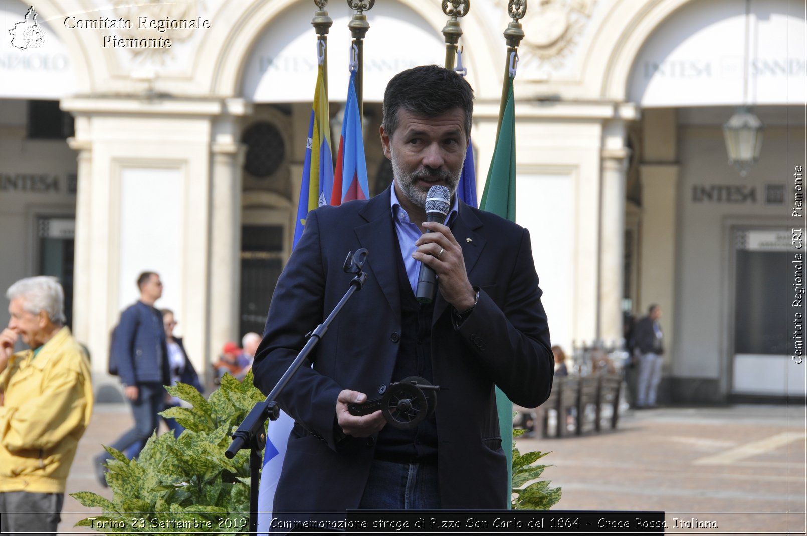 Torino 23 Settembre 2019 - Commemorazione strage di P.zza San Carlo del 1864 - Croce Rossa Italiana