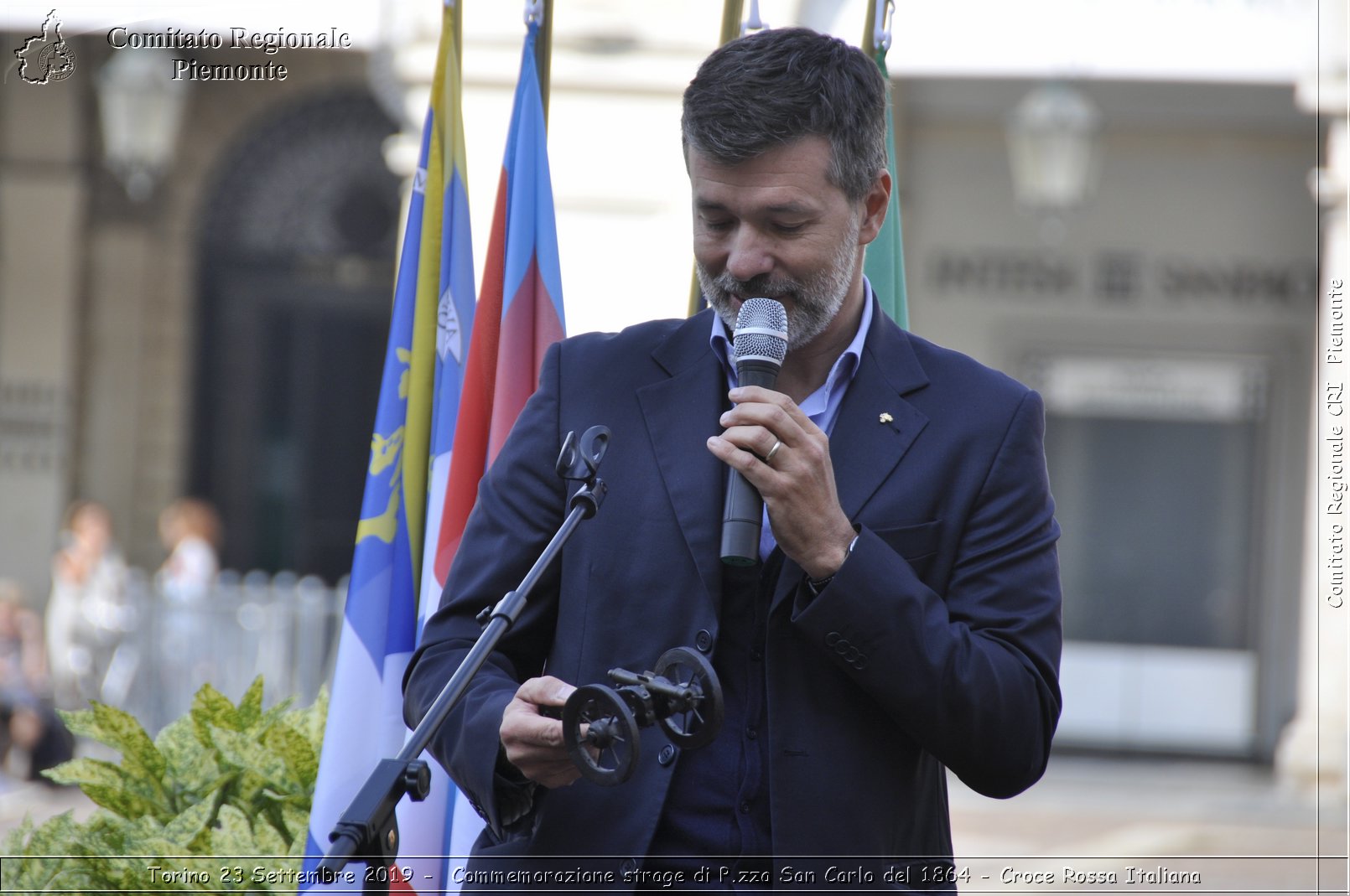 Torino 23 Settembre 2019 - Commemorazione strage di P.zza San Carlo del 1864 - Croce Rossa Italiana