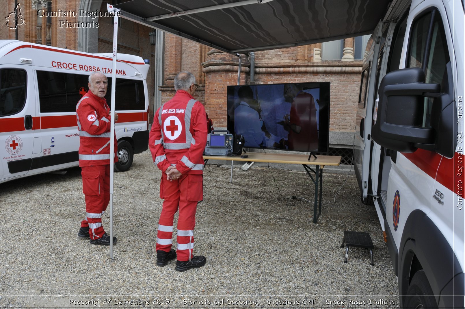 Racconigi 27 Settembre 2019 - Giornata del Soccorso, Fondazione CRT - Croce Rossa Italiana