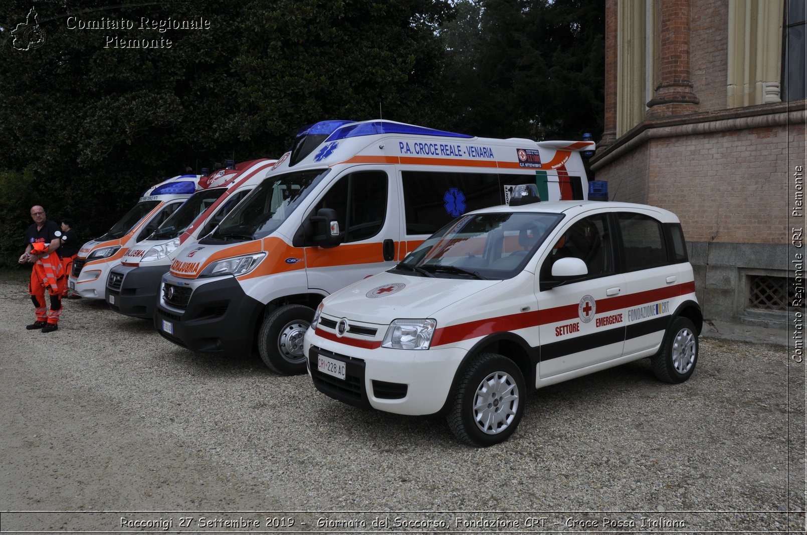 Racconigi 27 Settembre 2019 - Giornata del Soccorso, Fondazione CRT - Croce Rossa Italiana