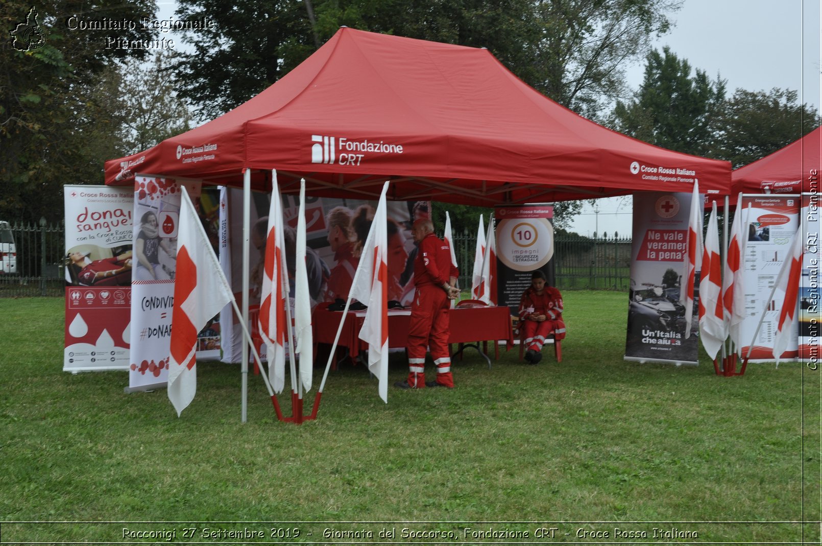 Racconigi 27 Settembre 2019 - Giornata del Soccorso, Fondazione CRT - Croce Rossa Italiana