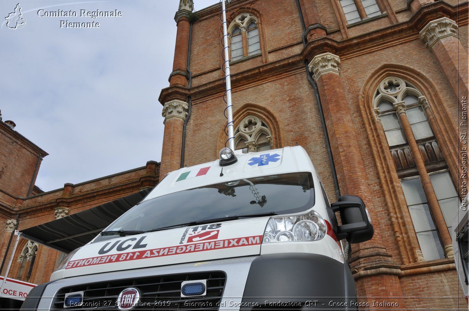 Racconigi 27 Settembre 2019 - Giornata del Soccorso, Fondazione CRT - Croce Rossa Italiana