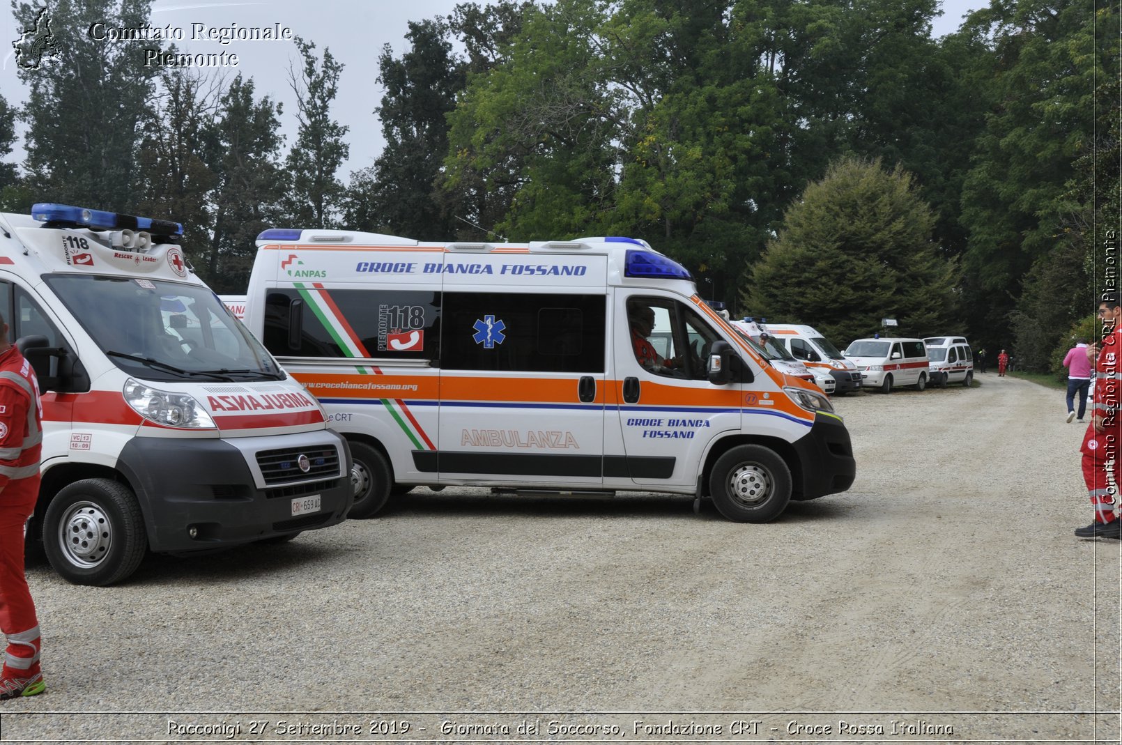 Racconigi 27 Settembre 2019 - Giornata del Soccorso, Fondazione CRT - Croce Rossa Italiana