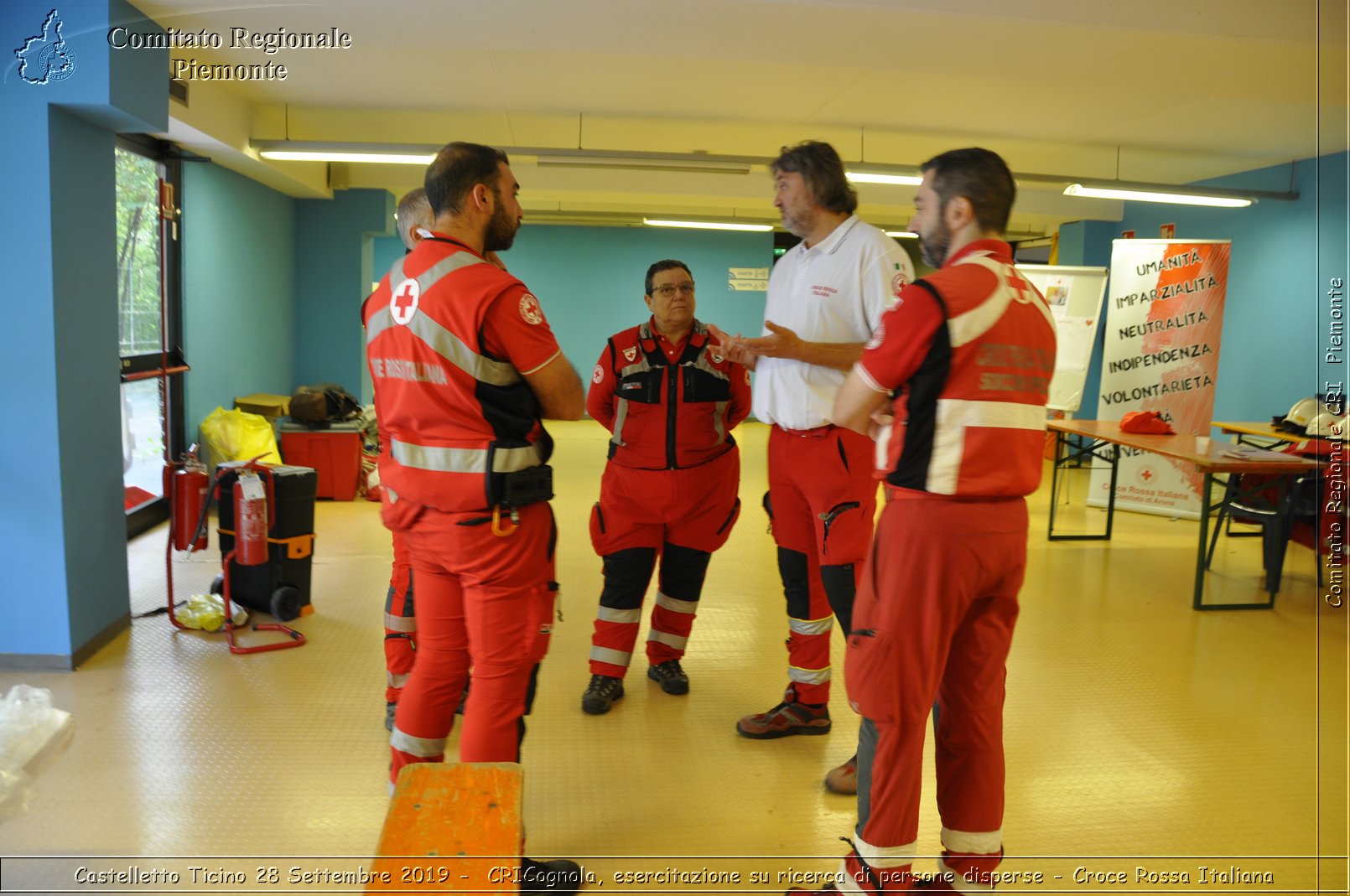 Castelletto Ticino 28 Settembre 2019 - CRICognola, esercitazione su ricerca di persone disperse - Croce Rossa Italiana