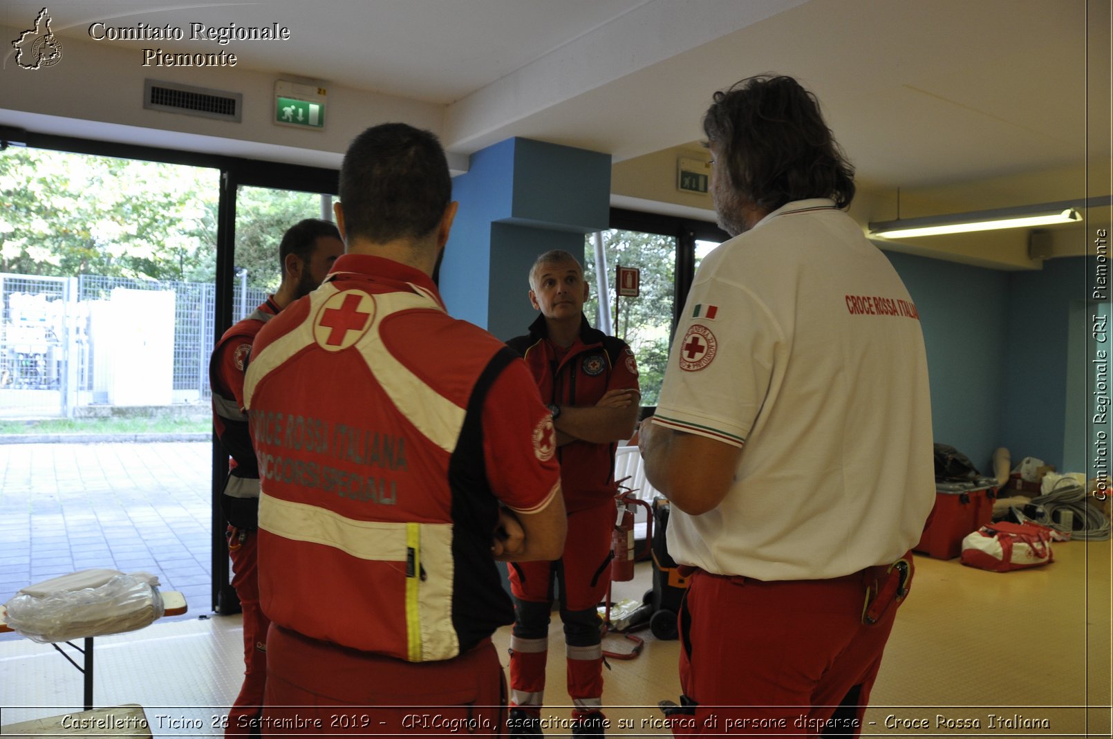 Castelletto Ticino 28 Settembre 2019 - CRICognola, esercitazione su ricerca di persone disperse - Croce Rossa Italiana