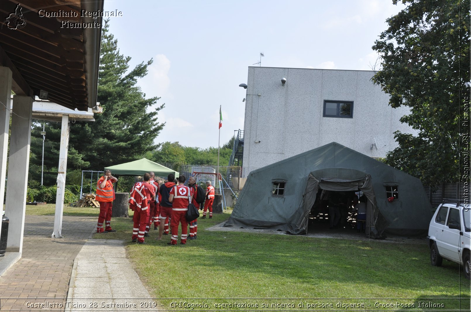 Castelletto Ticino 28 Settembre 2019 - CRICognola, esercitazione su ricerca di persone disperse - Croce Rossa Italiana