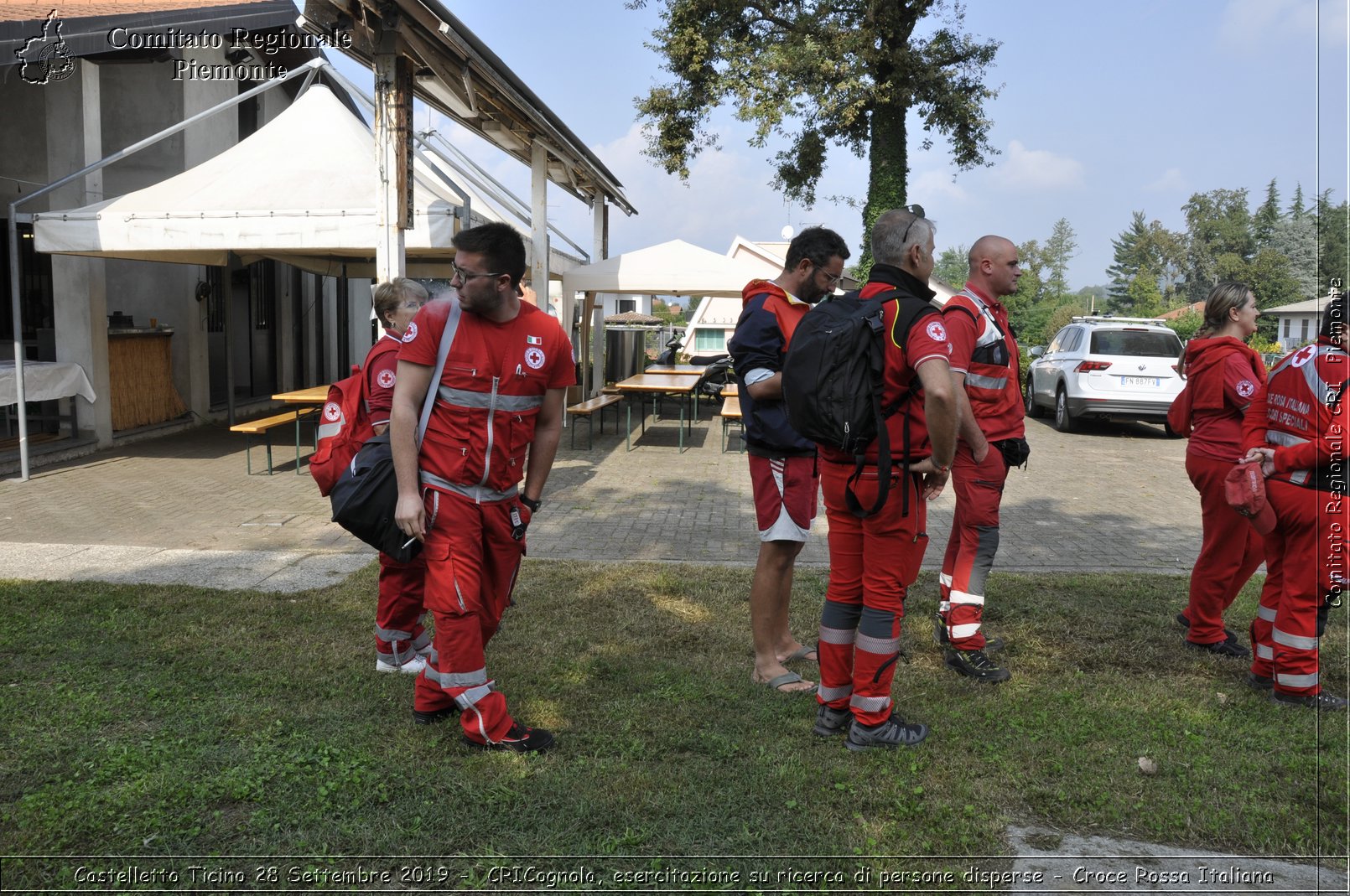 Castelletto Ticino 28 Settembre 2019 - CRICognola, esercitazione su ricerca di persone disperse - Croce Rossa Italiana