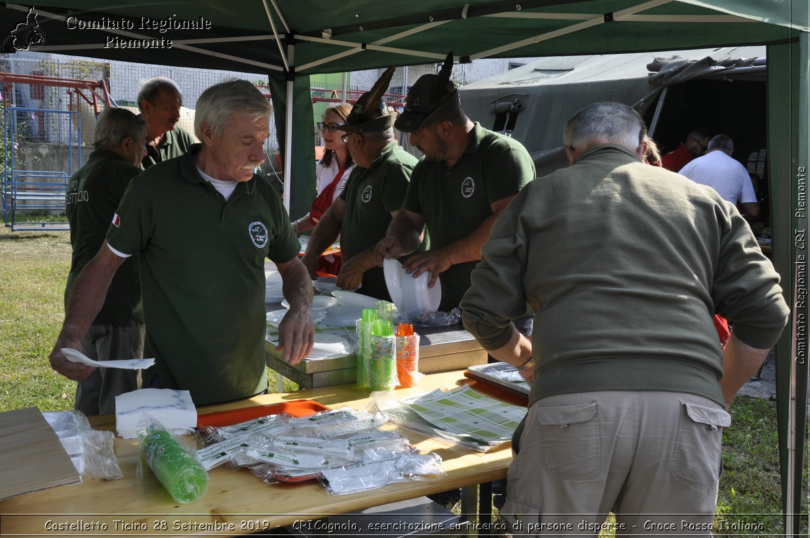 Castelletto Ticino 28 Settembre 2019 - CRICognola, esercitazione su ricerca di persone disperse - Croce Rossa Italiana