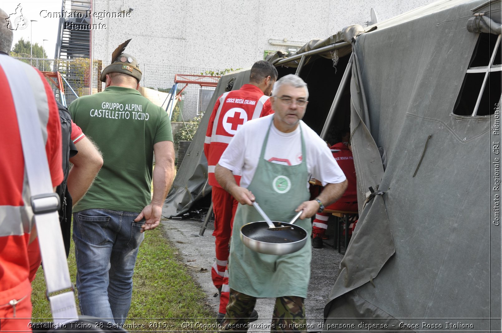 Castelletto Ticino 28 Settembre 2019 - CRICognola, esercitazione su ricerca di persone disperse - Croce Rossa Italiana