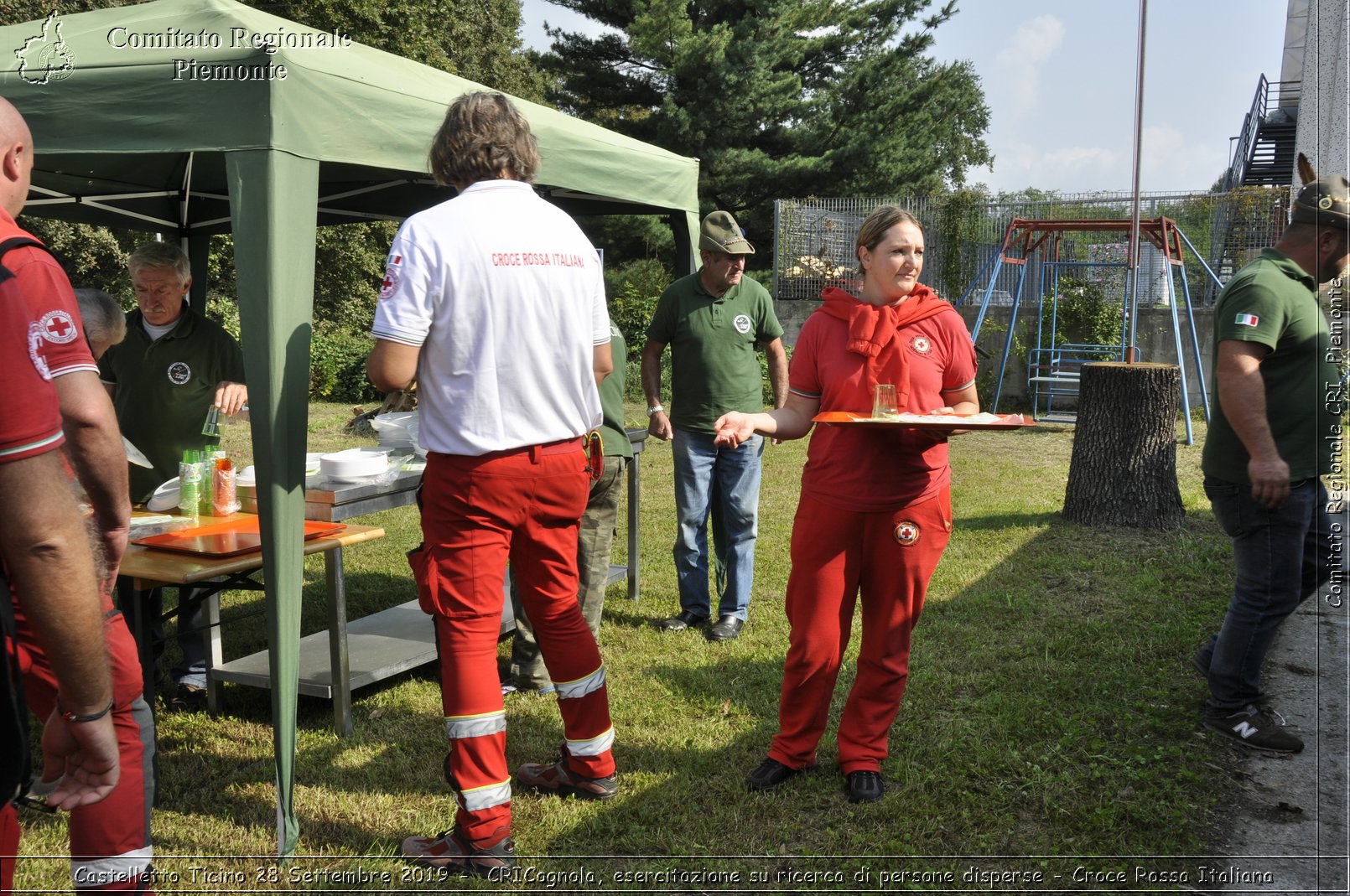 Castelletto Ticino 28 Settembre 2019 - CRICognola, esercitazione su ricerca di persone disperse - Croce Rossa Italiana