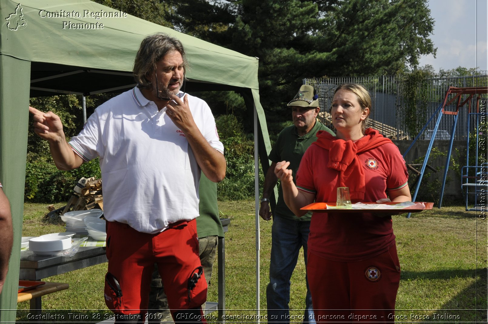 Castelletto Ticino 28 Settembre 2019 - CRICognola, esercitazione su ricerca di persone disperse - Croce Rossa Italiana