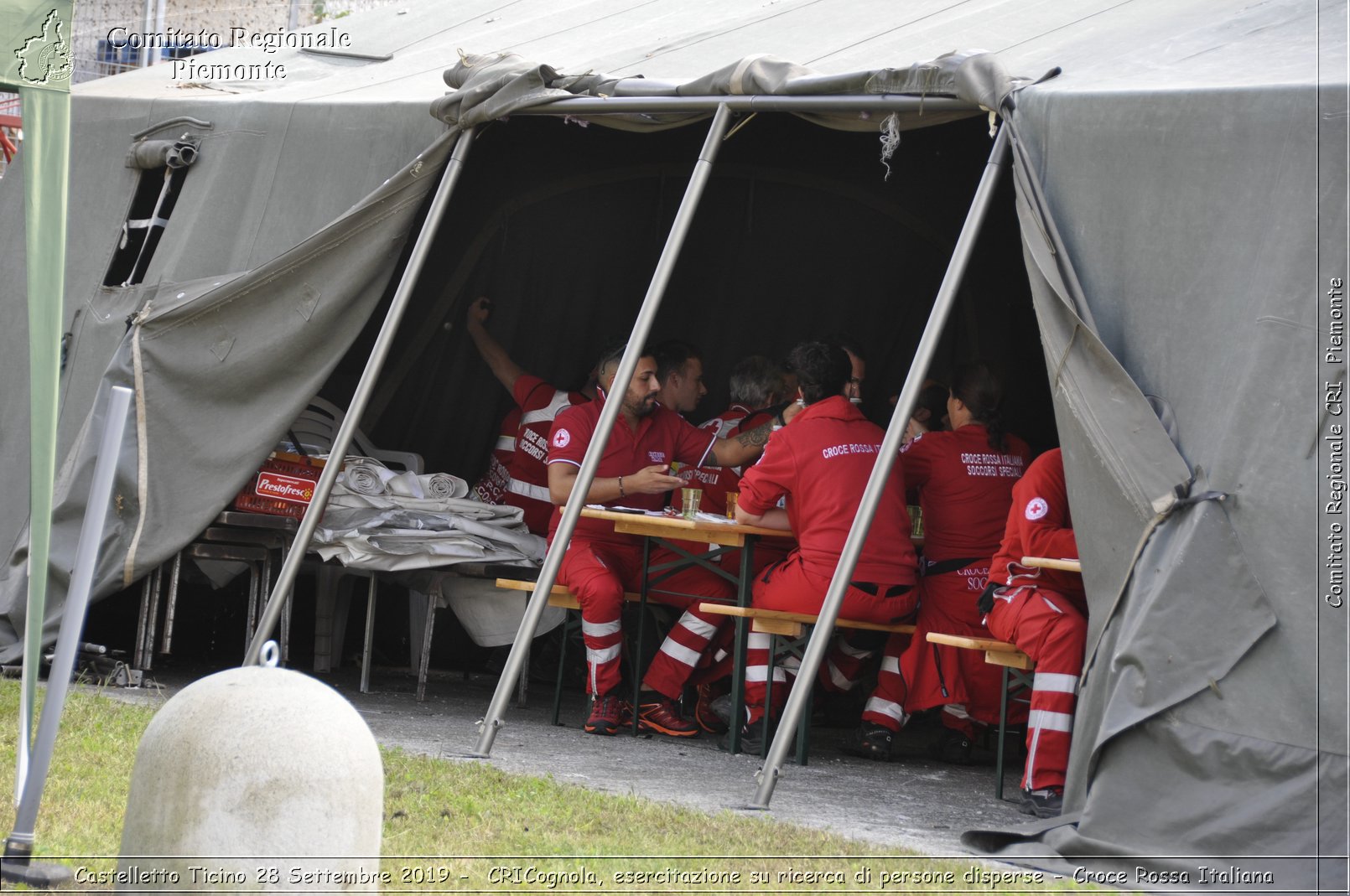 Castelletto Ticino 28 Settembre 2019 - CRICognola, esercitazione su ricerca di persone disperse - Croce Rossa Italiana