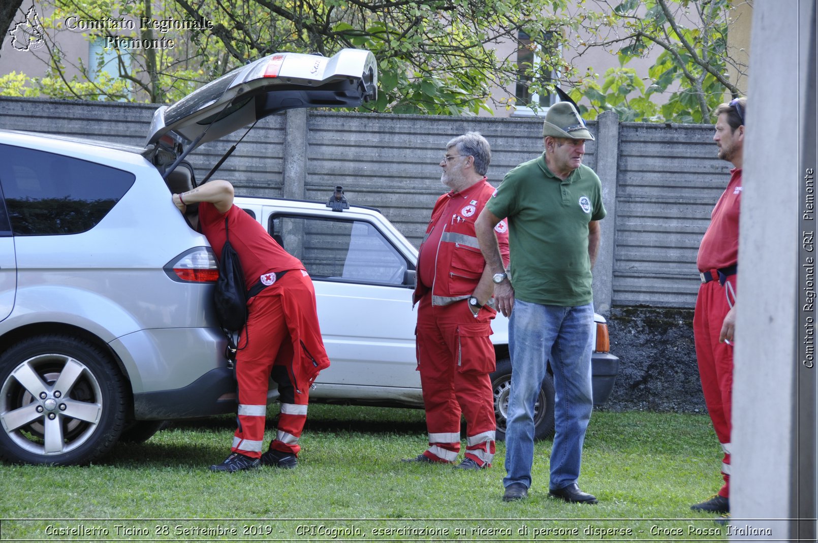 Castelletto Ticino 28 Settembre 2019 - CRICognola, esercitazione su ricerca di persone disperse - Croce Rossa Italiana