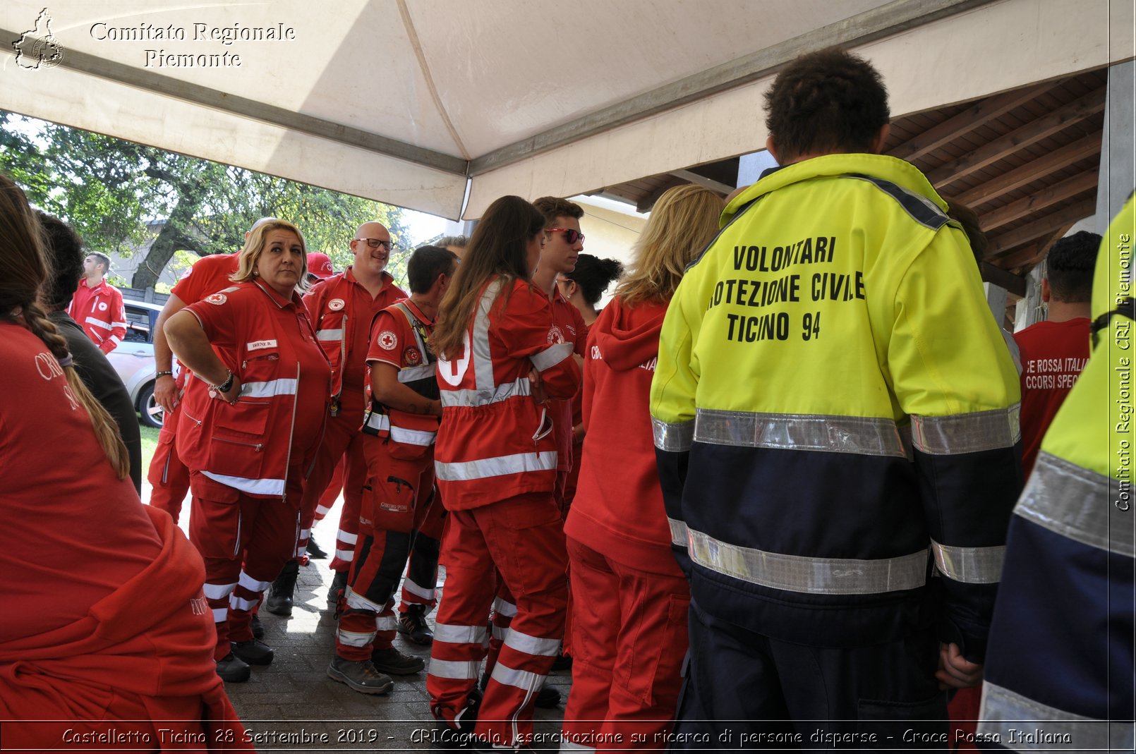 Castelletto Ticino 28 Settembre 2019 - CRICognola, esercitazione su ricerca di persone disperse - Croce Rossa Italiana