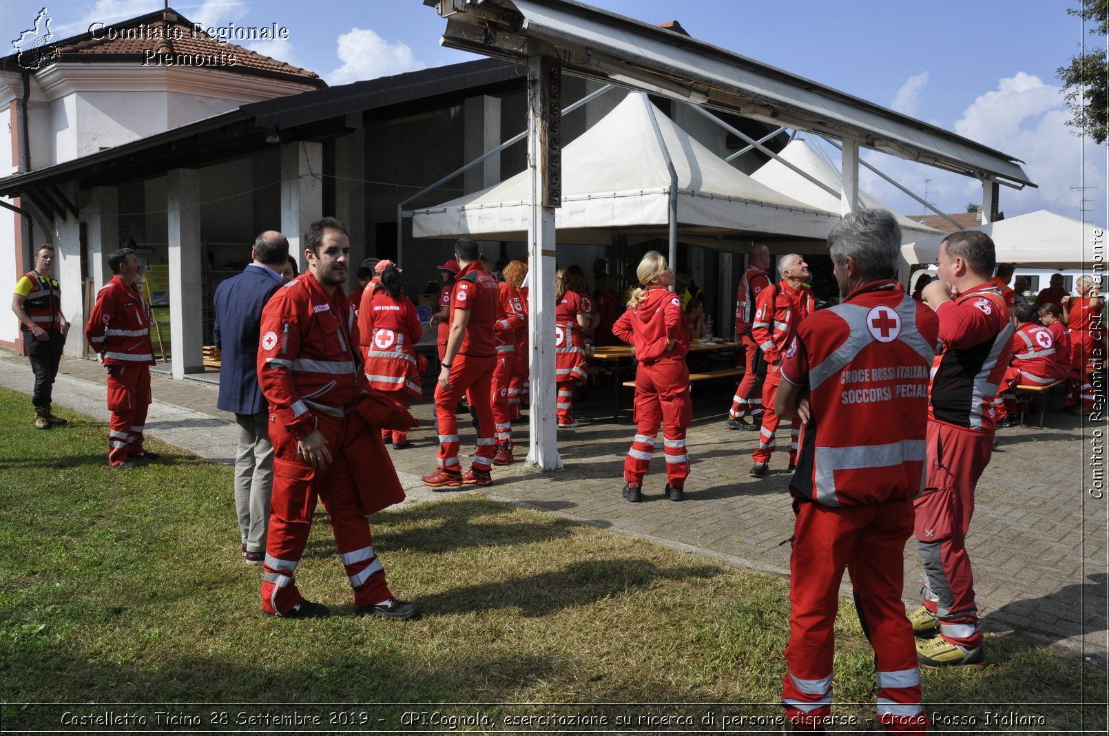 Castelletto Ticino 28 Settembre 2019 - CRICognola, esercitazione su ricerca di persone disperse - Croce Rossa Italiana