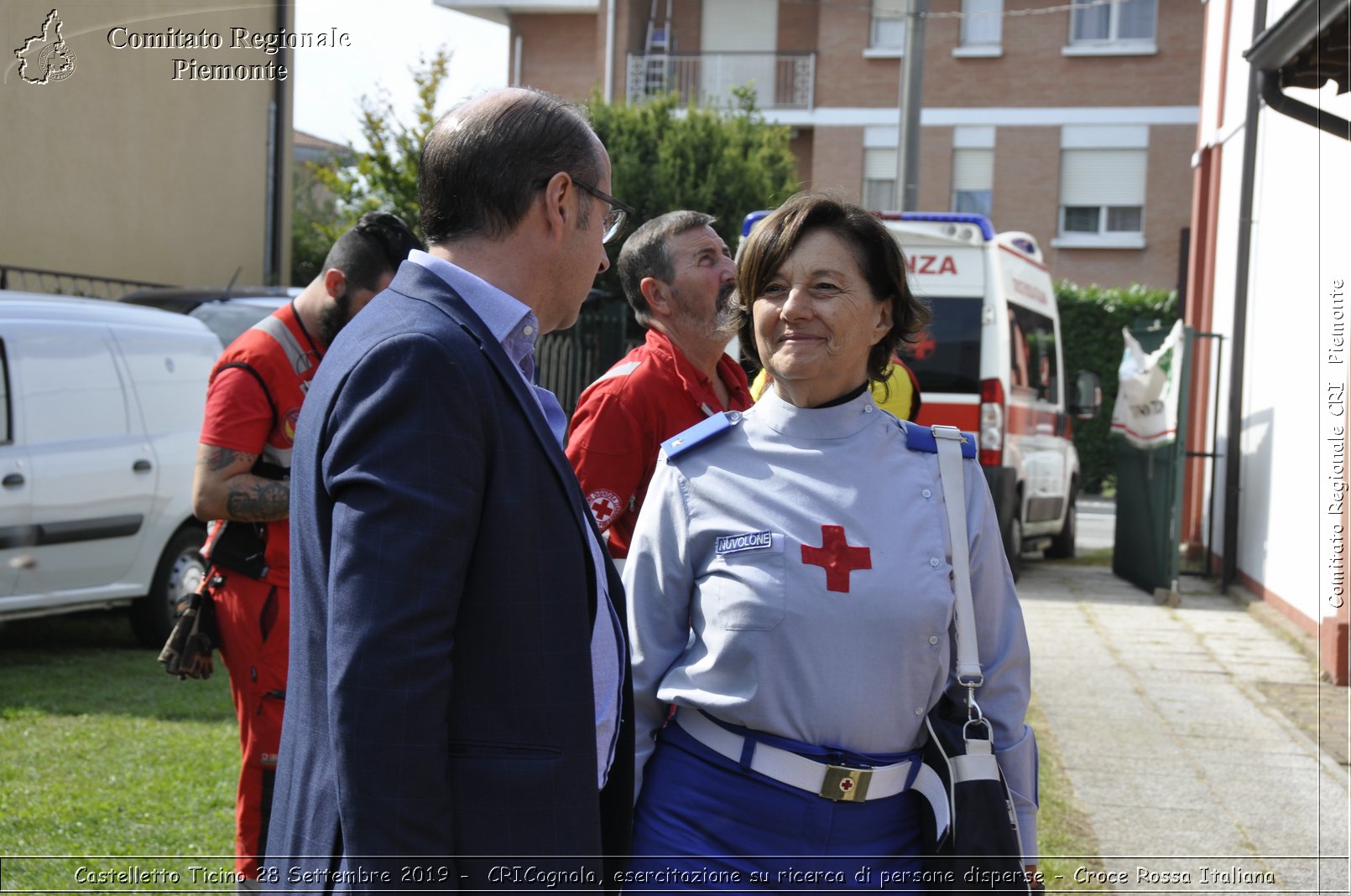 Castelletto Ticino 28 Settembre 2019 - CRICognola, esercitazione su ricerca di persone disperse - Croce Rossa Italiana