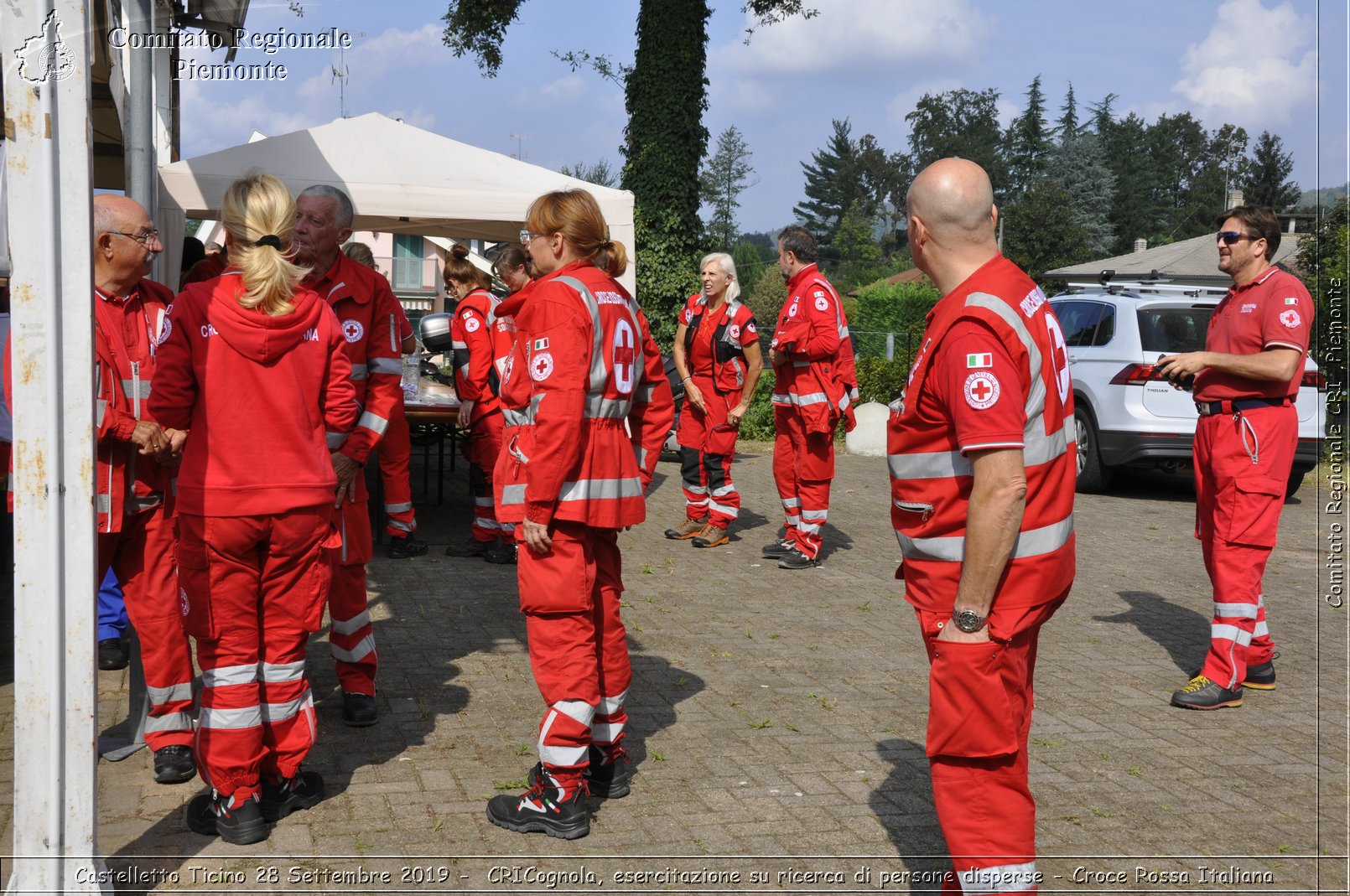 Castelletto Ticino 28 Settembre 2019 - CRICognola, esercitazione su ricerca di persone disperse - Croce Rossa Italiana