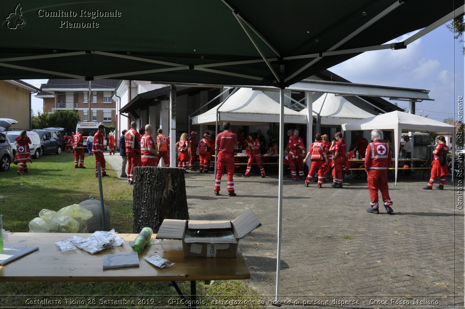 Castelletto Ticino 28 Settembre 2019 - CRICognola, esercitazione su ricerca di persone disperse - Croce Rossa Italiana