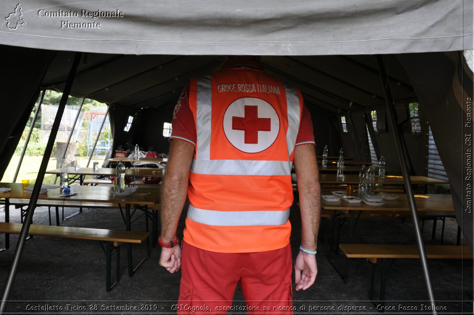 Castelletto Ticino 28 Settembre 2019 - CRICognola, esercitazione su ricerca di persone disperse - Croce Rossa Italiana