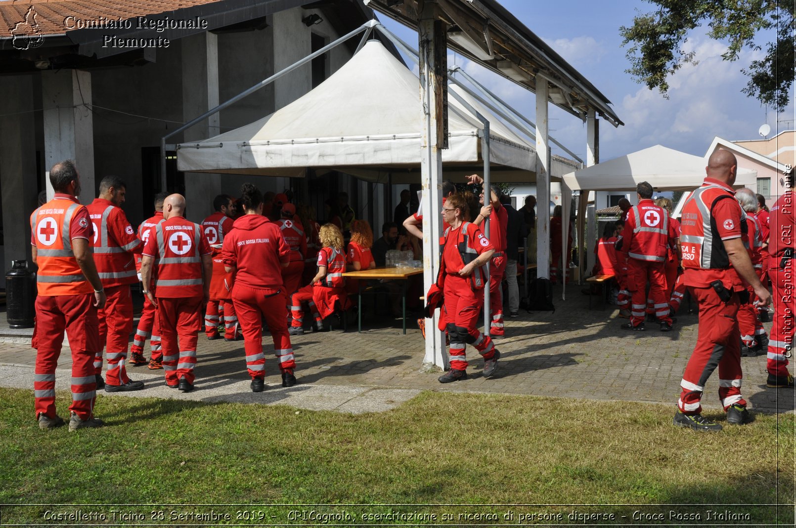 Castelletto Ticino 28 Settembre 2019 - CRICognola, esercitazione su ricerca di persone disperse - Croce Rossa Italiana