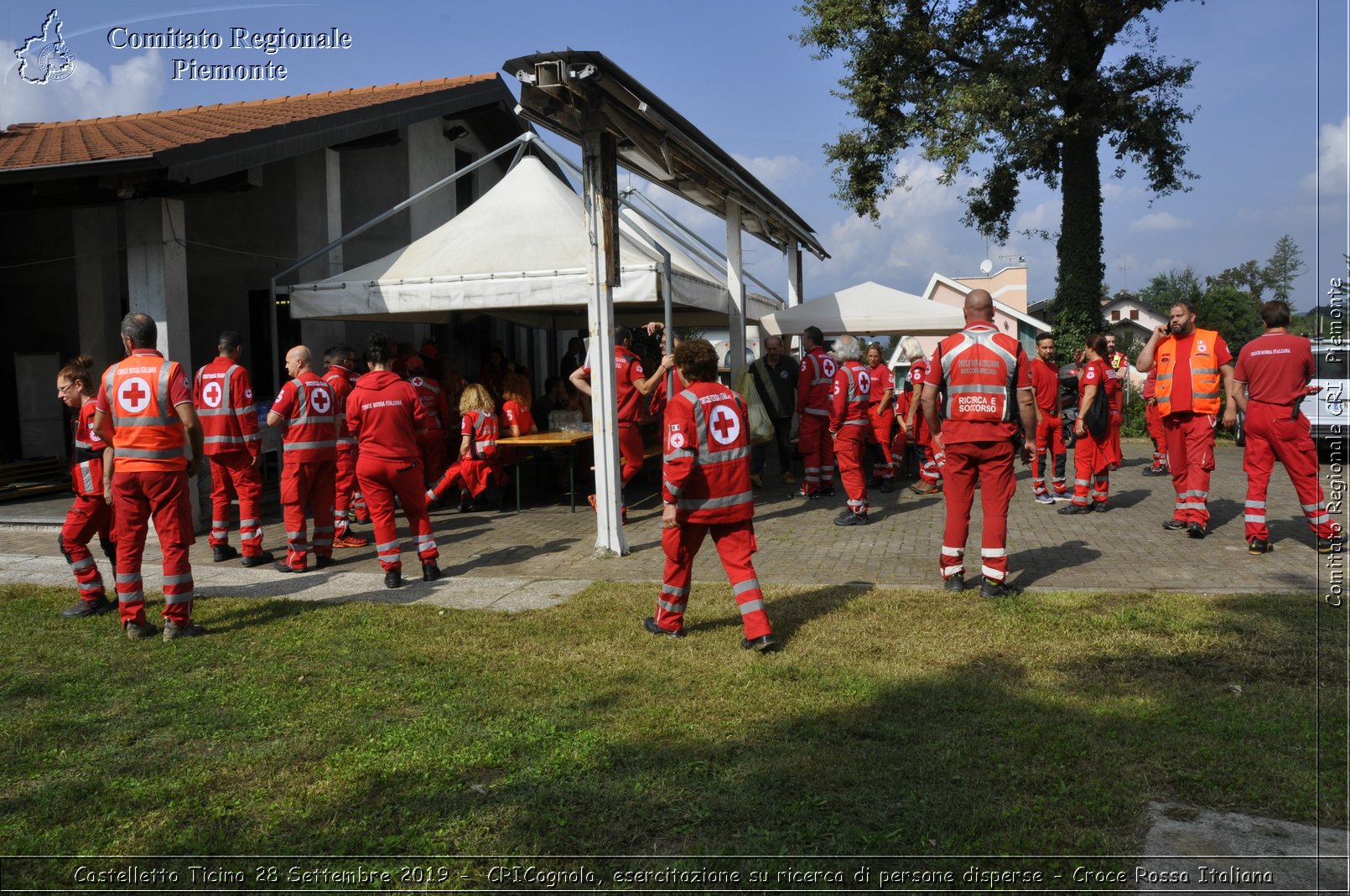 Castelletto Ticino 28 Settembre 2019 - CRICognola, esercitazione su ricerca di persone disperse - Croce Rossa Italiana