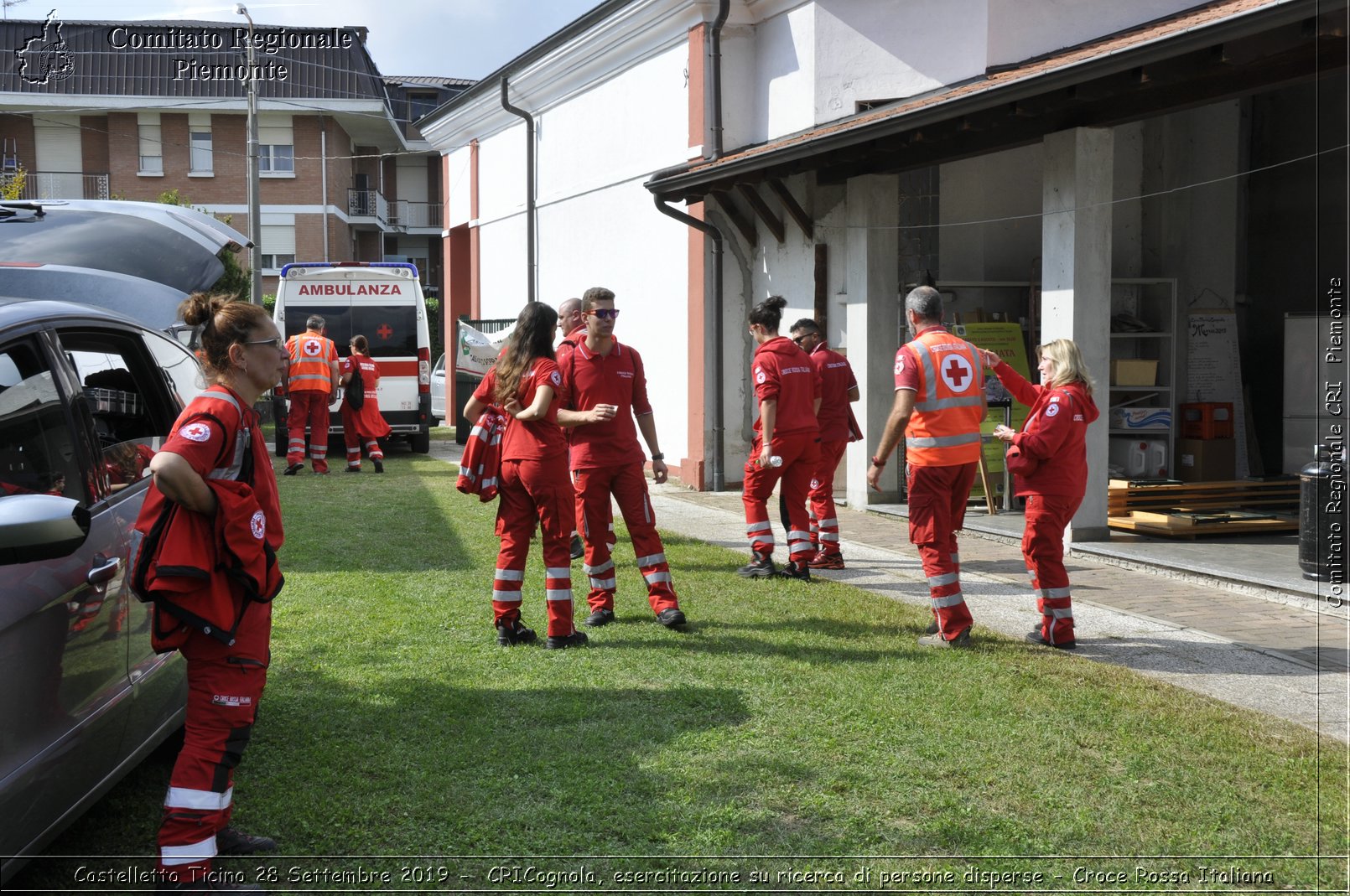 Castelletto Ticino 28 Settembre 2019 - CRICognola, esercitazione su ricerca di persone disperse - Croce Rossa Italiana