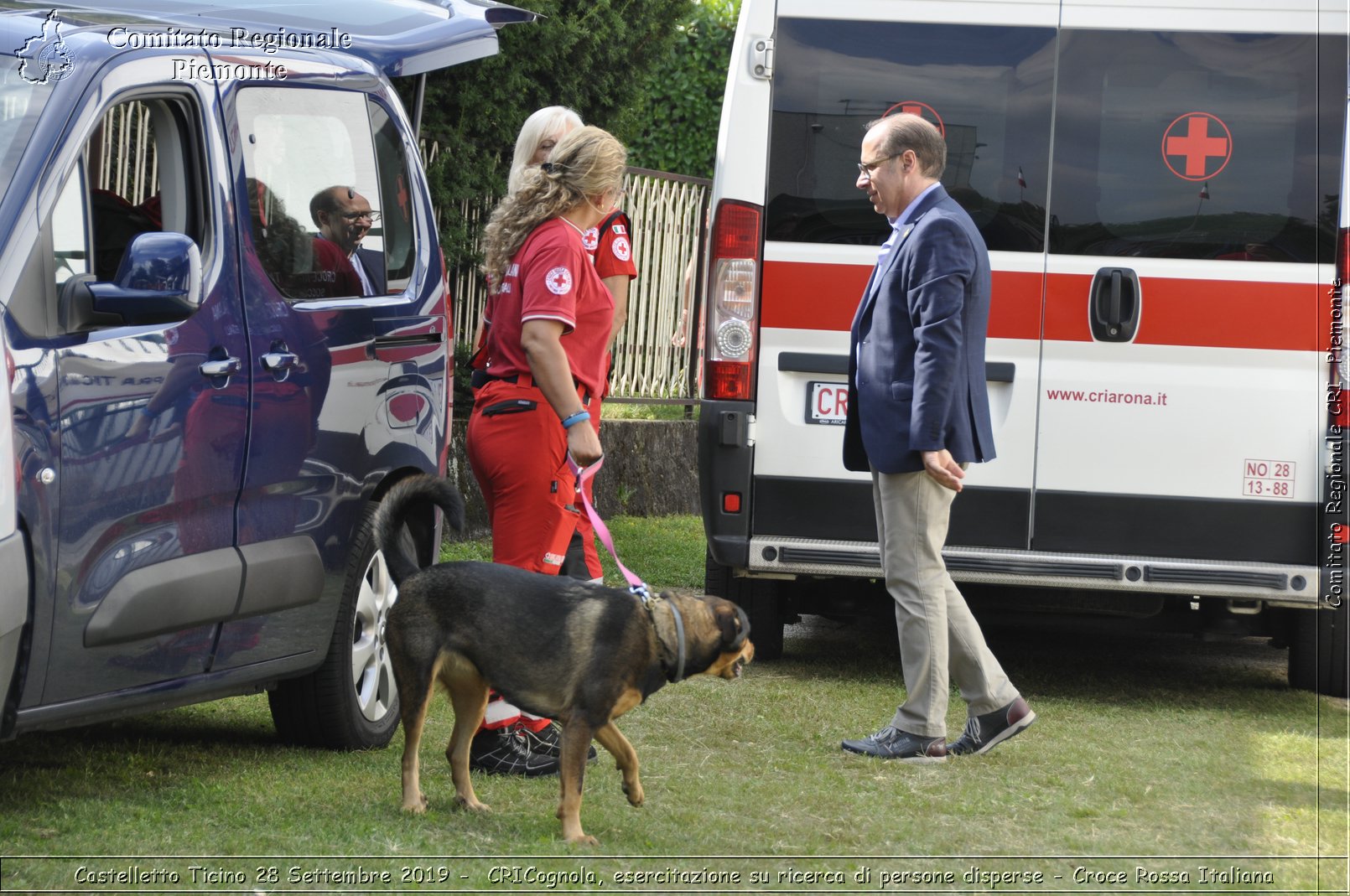 Castelletto Ticino 28 Settembre 2019 - CRICognola, esercitazione su ricerca di persone disperse - Croce Rossa Italiana