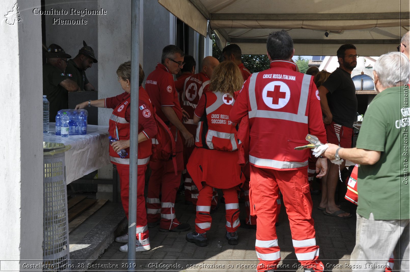 Castelletto Ticino 28 Settembre 2019 - CRICognola, esercitazione su ricerca di persone disperse - Croce Rossa Italiana