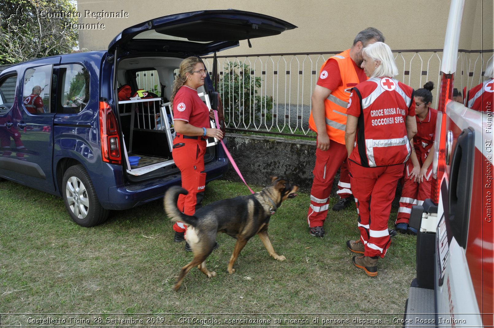 Castelletto Ticino 28 Settembre 2019 - CRICognola, esercitazione su ricerca di persone disperse - Croce Rossa Italiana