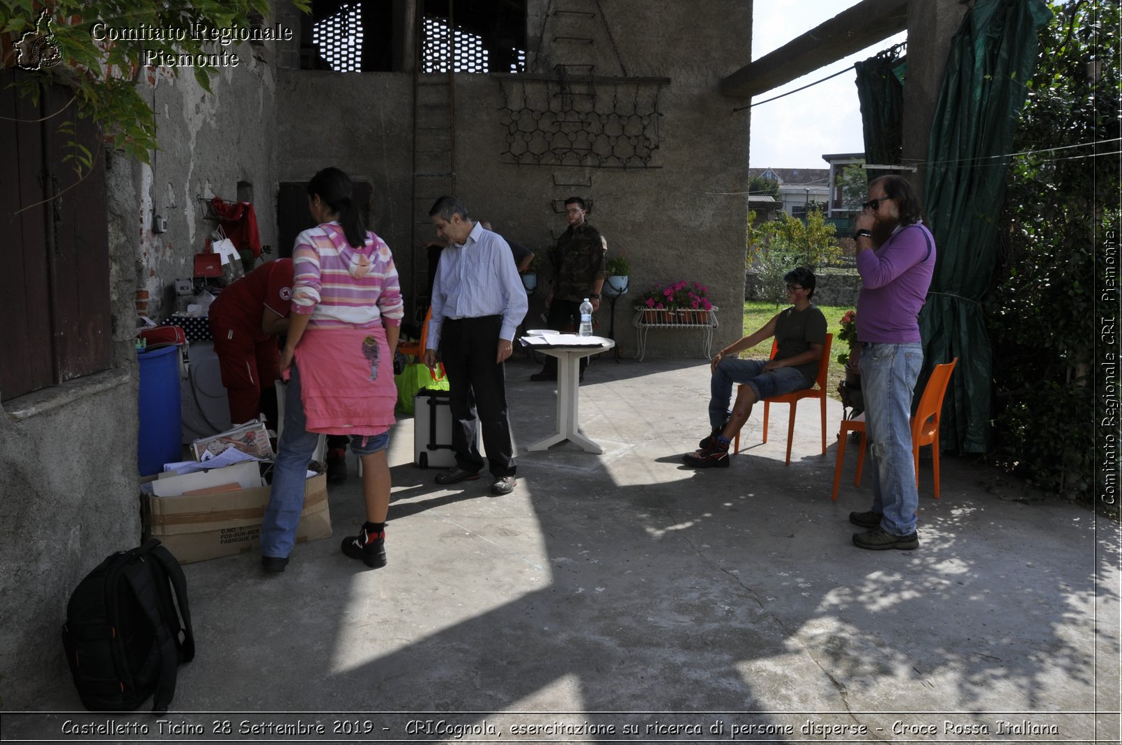 Castelletto Ticino 28 Settembre 2019 - CRICognola, esercitazione su ricerca di persone disperse - Croce Rossa Italiana