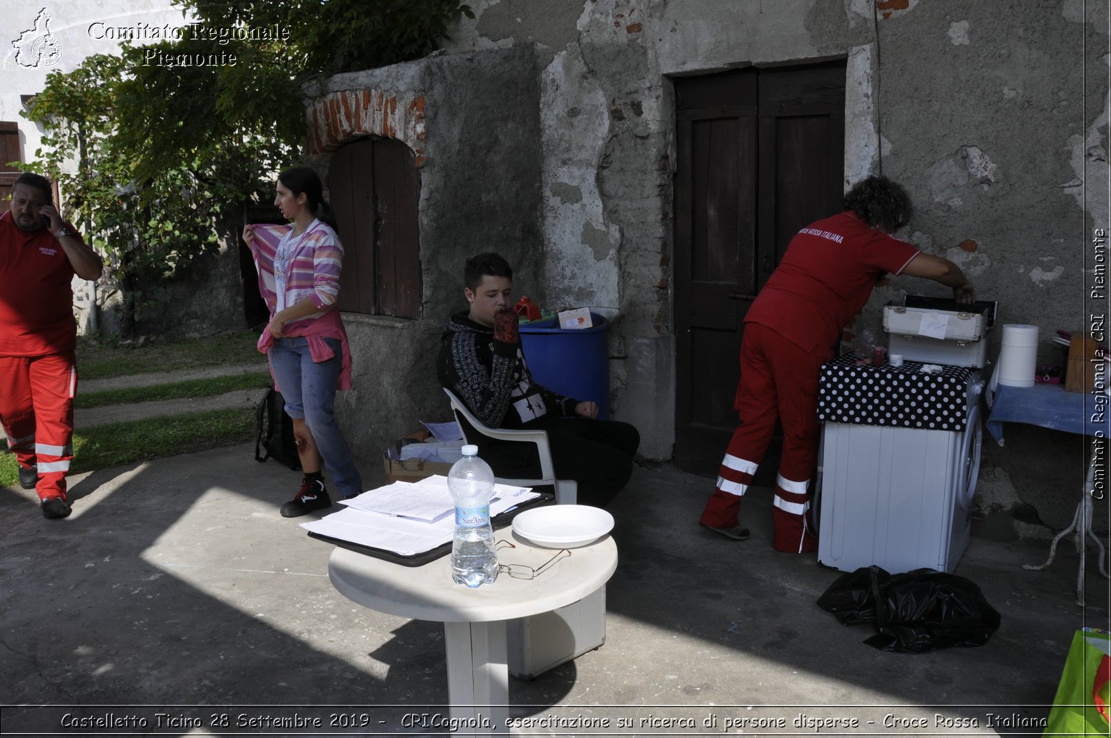 Castelletto Ticino 28 Settembre 2019 - CRICognola, esercitazione su ricerca di persone disperse - Croce Rossa Italiana