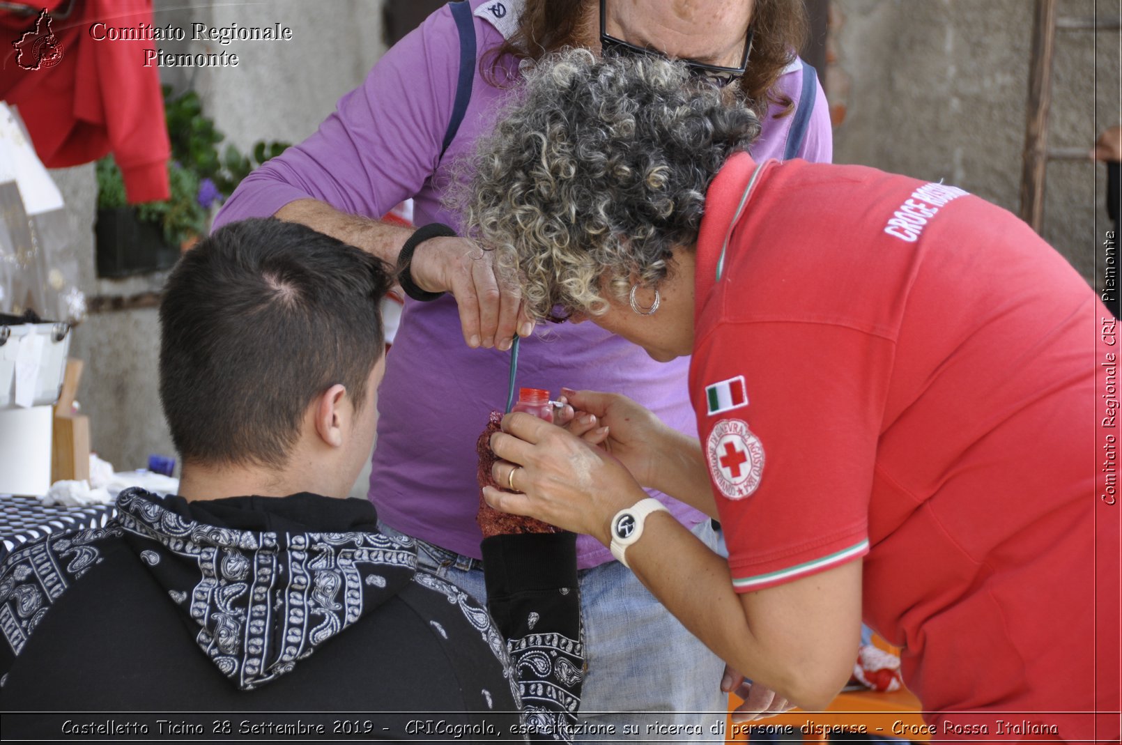 Castelletto Ticino 28 Settembre 2019 - CRICognola, esercitazione su ricerca di persone disperse - Croce Rossa Italiana