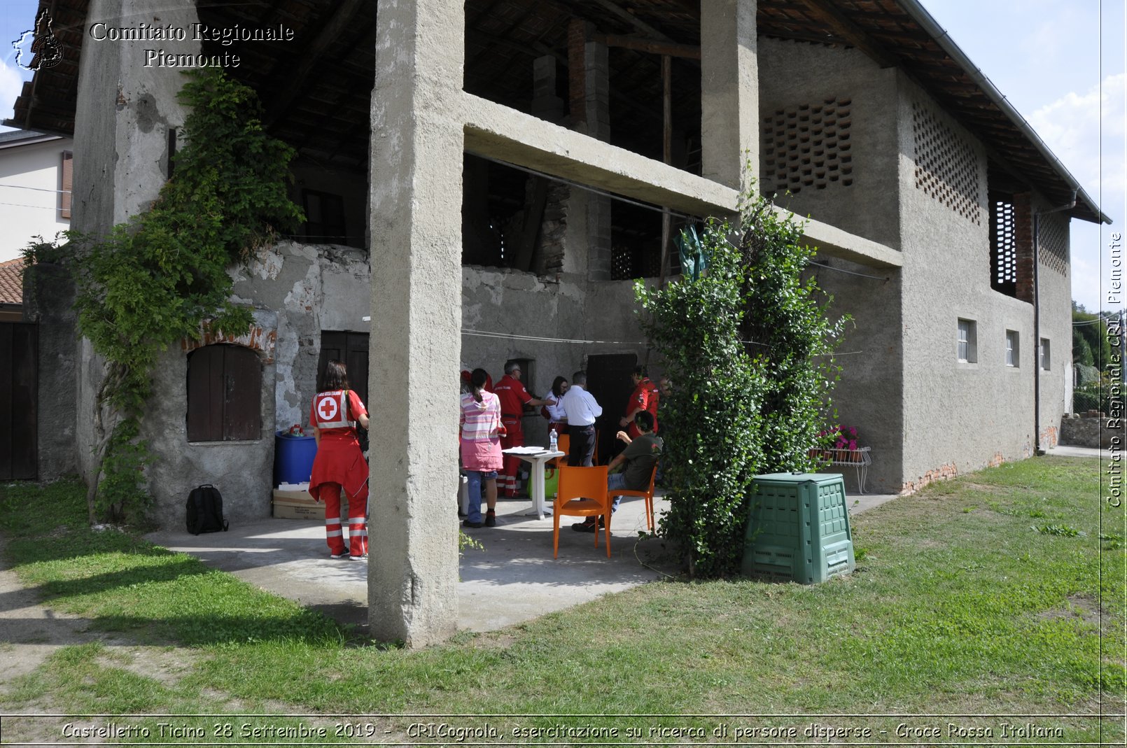 Castelletto Ticino 28 Settembre 2019 - CRICognola, esercitazione su ricerca di persone disperse - Croce Rossa Italiana