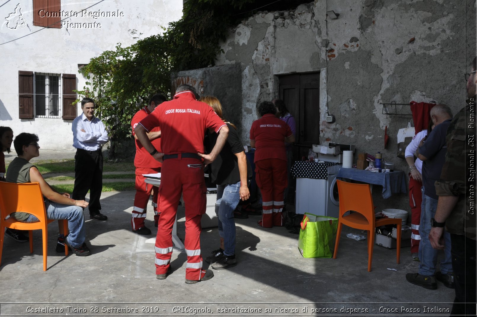 Castelletto Ticino 28 Settembre 2019 - CRICognola, esercitazione su ricerca di persone disperse - Croce Rossa Italiana