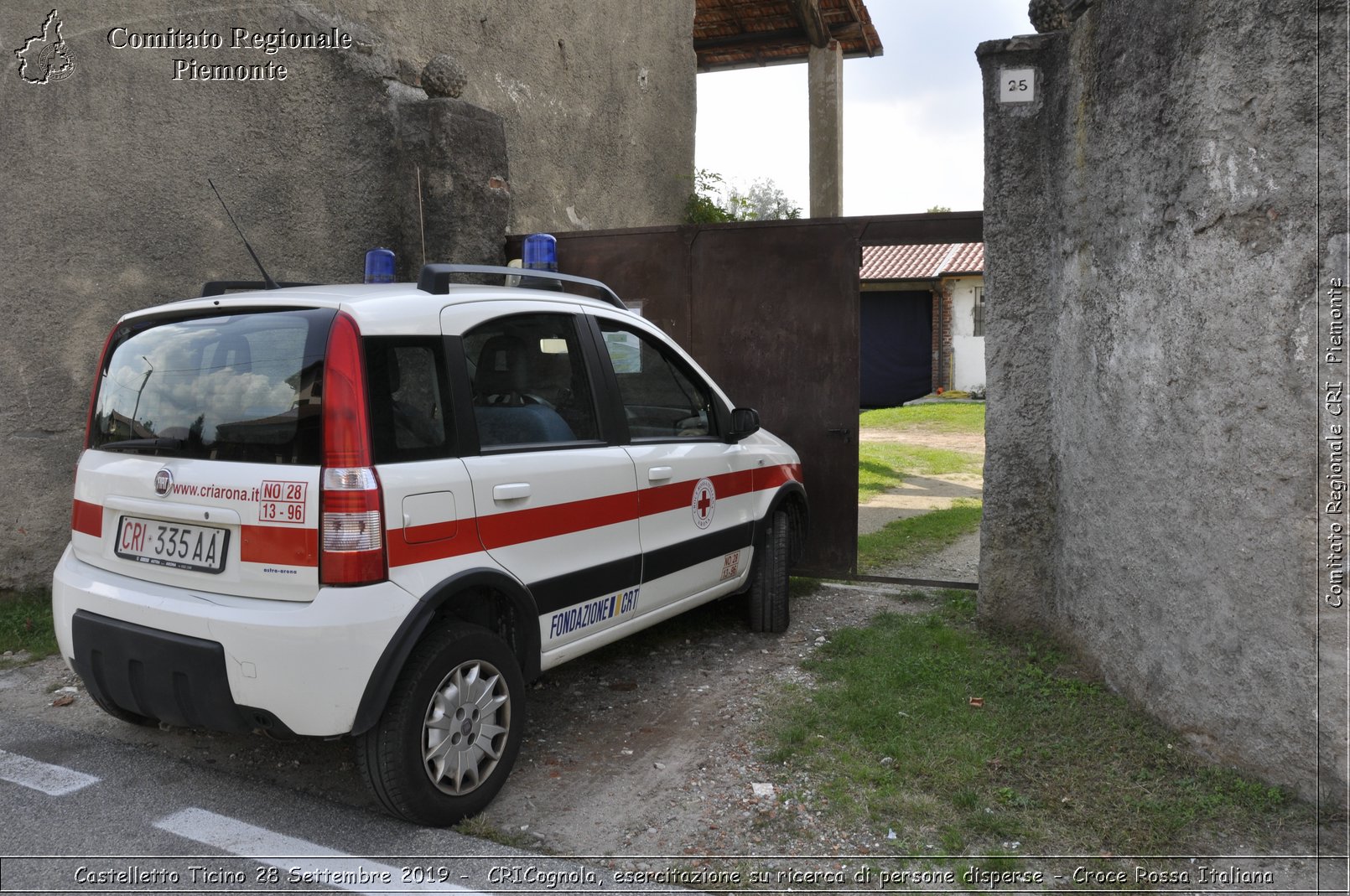 Castelletto Ticino 28 Settembre 2019 - CRICognola, esercitazione su ricerca di persone disperse - Croce Rossa Italiana