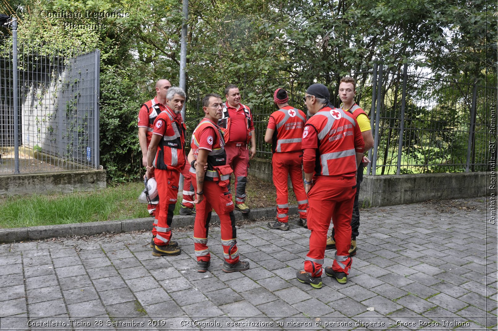 Castelletto Ticino 28 Settembre 2019 - CRICognola, esercitazione su ricerca di persone disperse - Croce Rossa Italiana