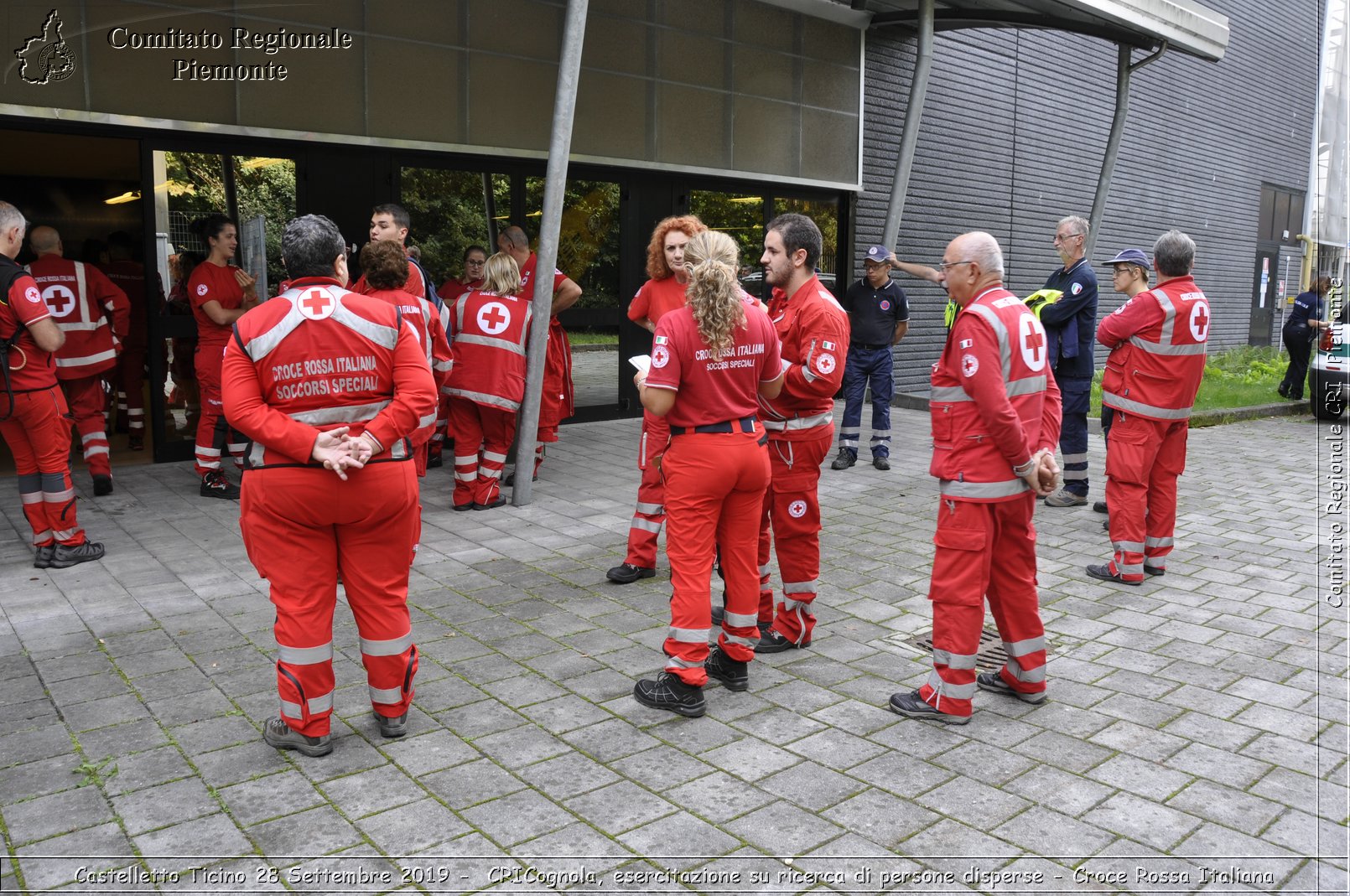 Castelletto Ticino 28 Settembre 2019 - CRICognola, esercitazione su ricerca di persone disperse - Croce Rossa Italiana