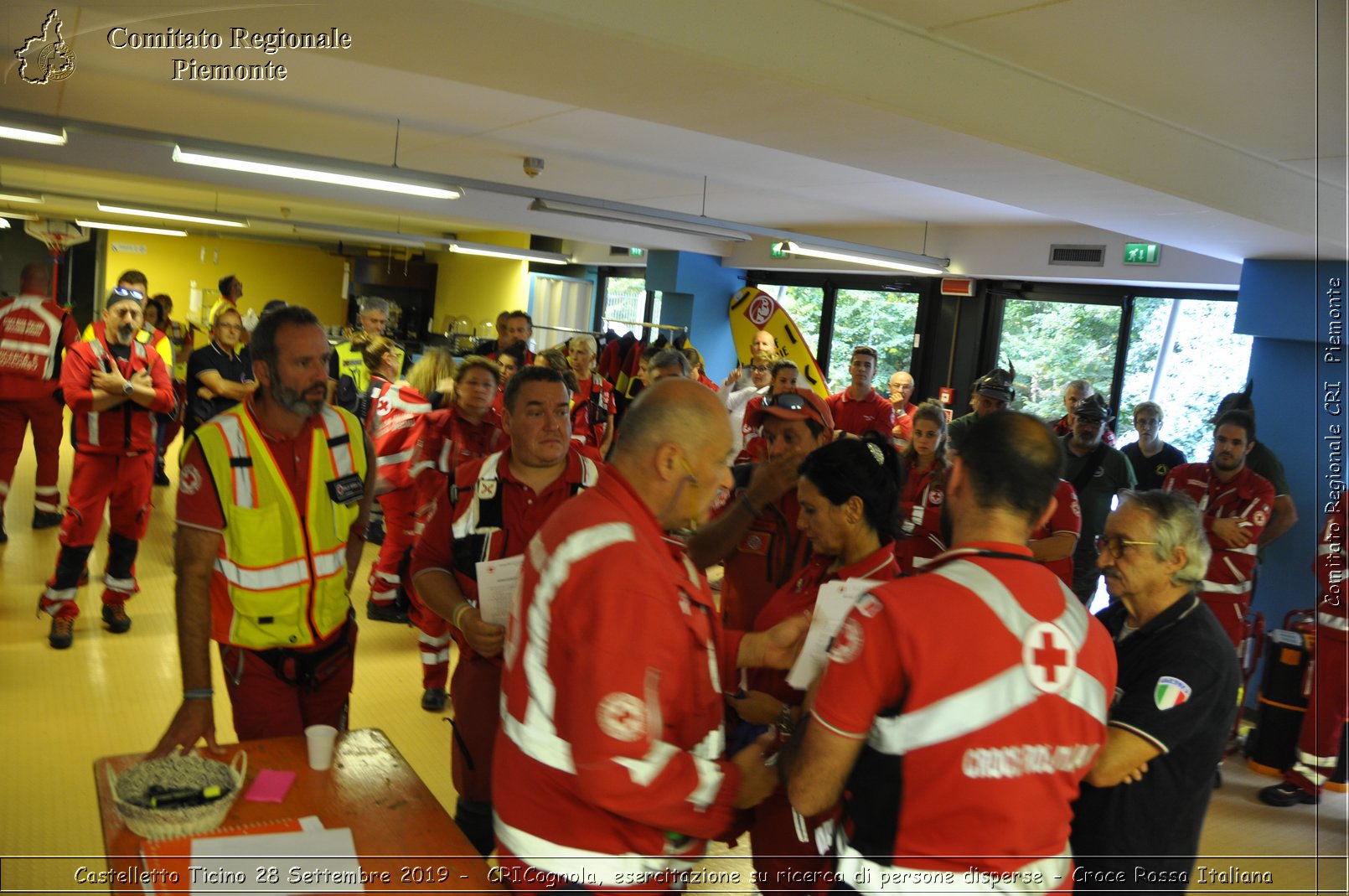 Castelletto Ticino 28 Settembre 2019 - CRICognola, esercitazione su ricerca di persone disperse - Croce Rossa Italiana