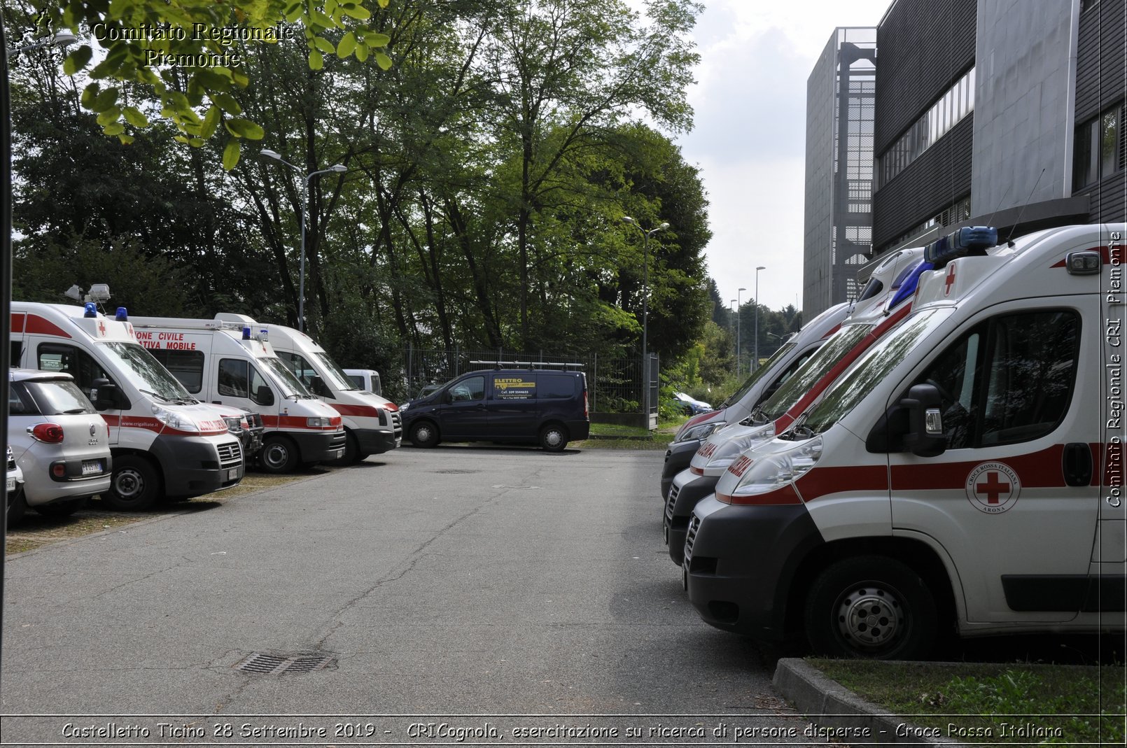 Castelletto Ticino 28 Settembre 2019 - CRICognola, esercitazione su ricerca di persone disperse - Croce Rossa Italiana