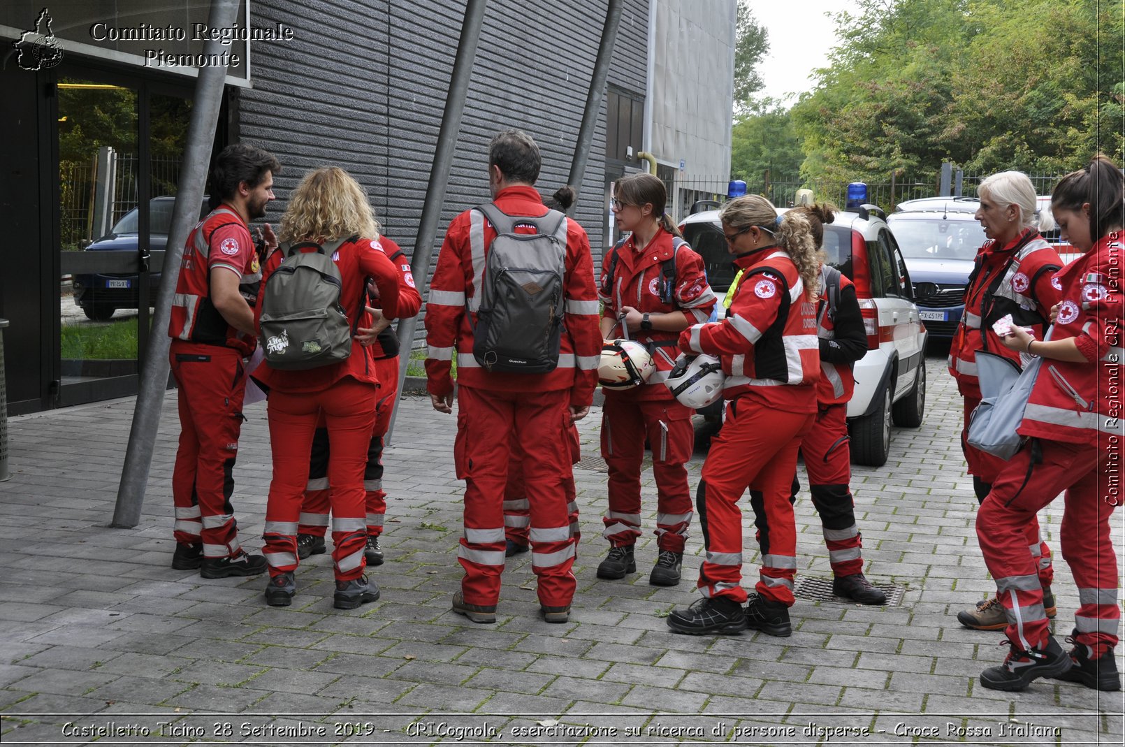 Castelletto Ticino 28 Settembre 2019 - CRICognola, esercitazione su ricerca di persone disperse - Croce Rossa Italiana