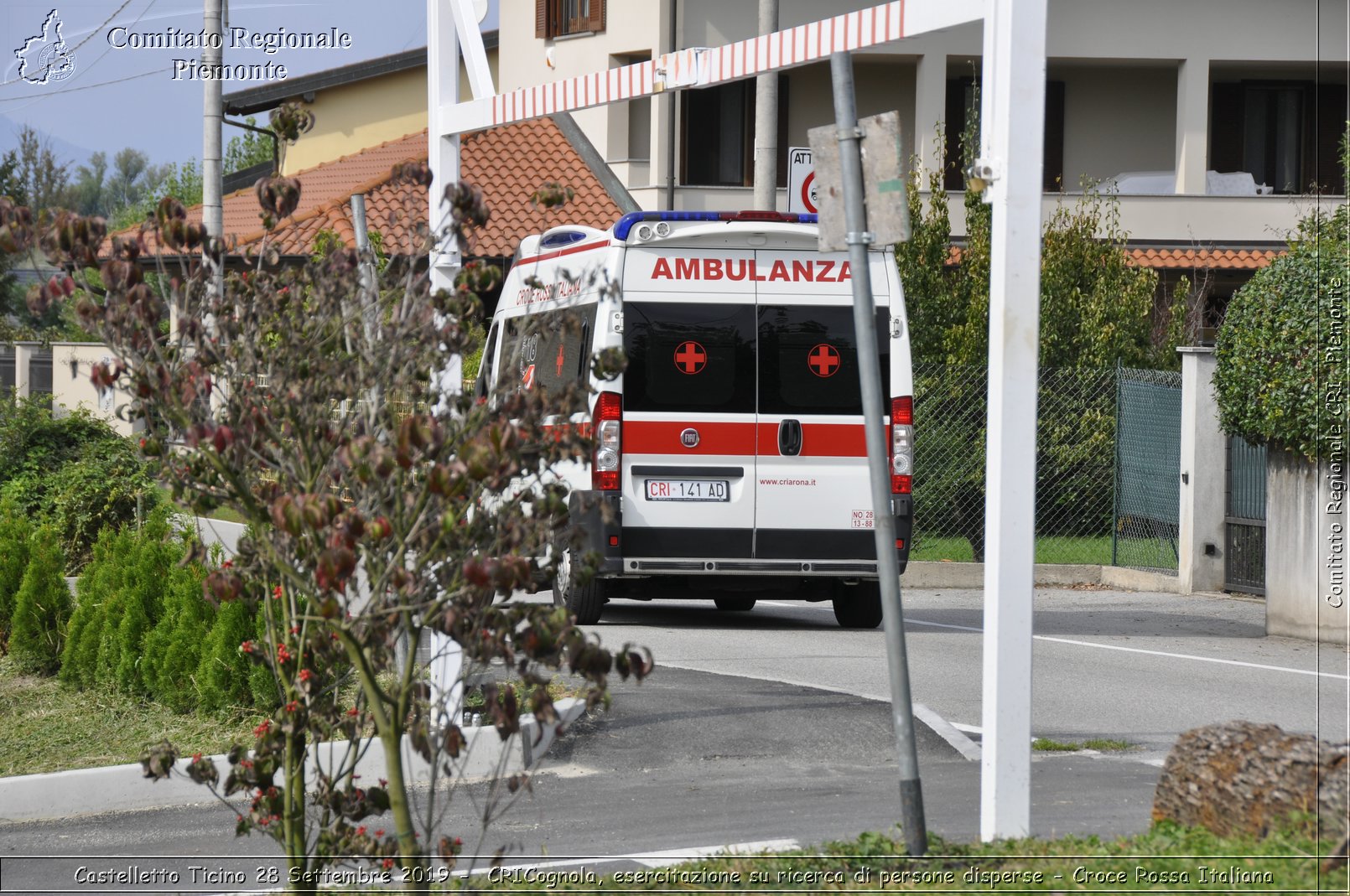 Castelletto Ticino 28 Settembre 2019 - CRICognola, esercitazione su ricerca di persone disperse - Croce Rossa Italiana