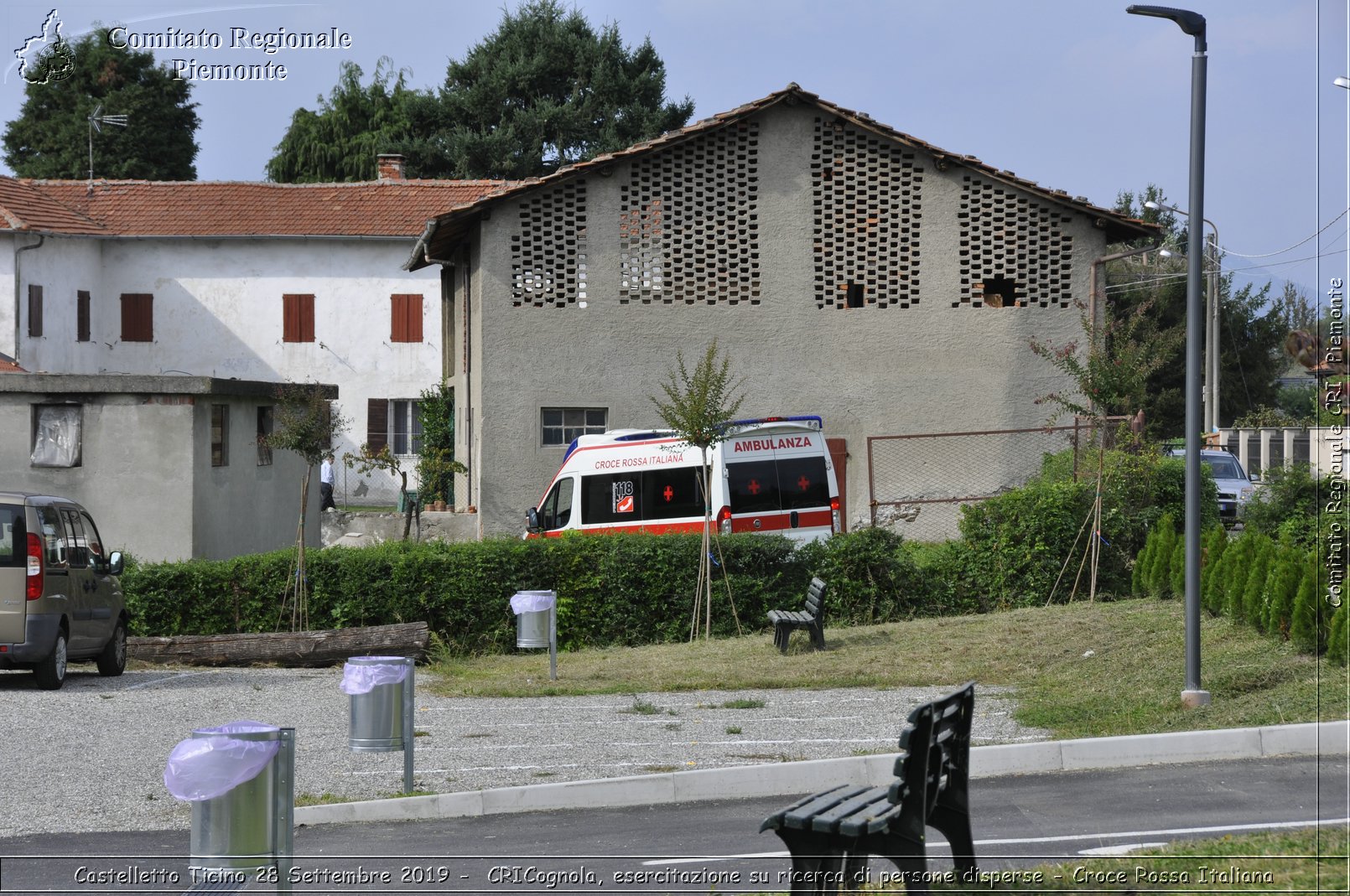 Castelletto Ticino 28 Settembre 2019 - CRICognola, esercitazione su ricerca di persone disperse - Croce Rossa Italiana