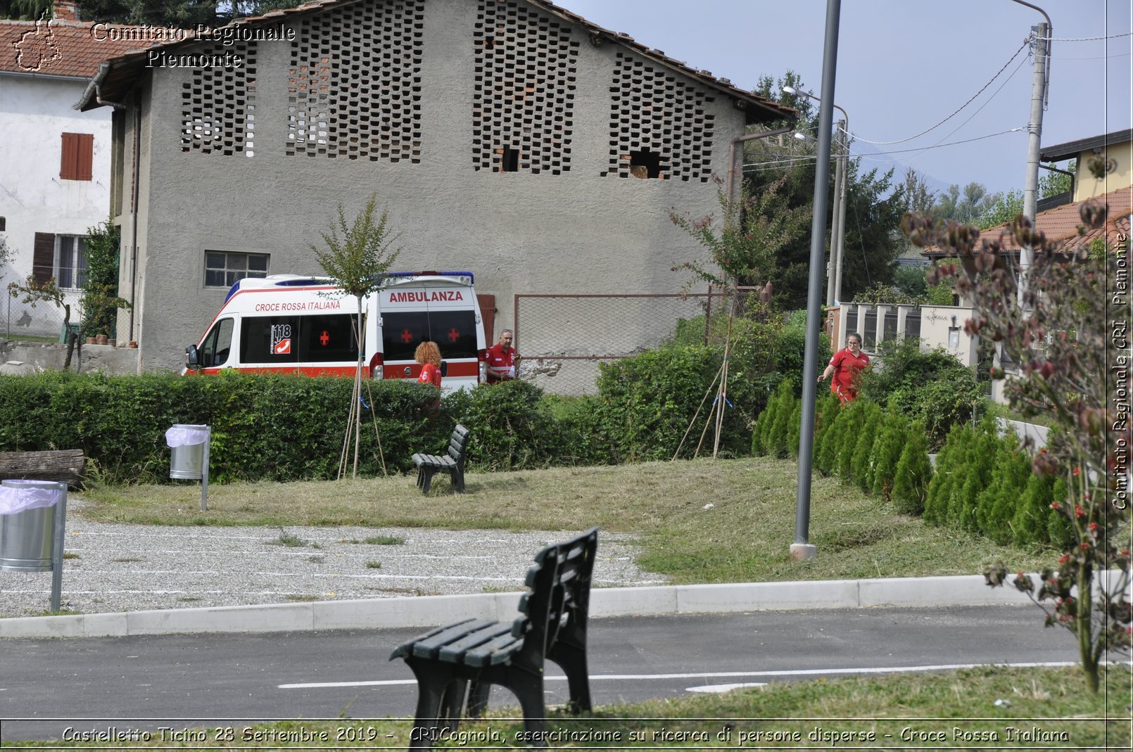 Castelletto Ticino 28 Settembre 2019 - CRICognola, esercitazione su ricerca di persone disperse - Croce Rossa Italiana