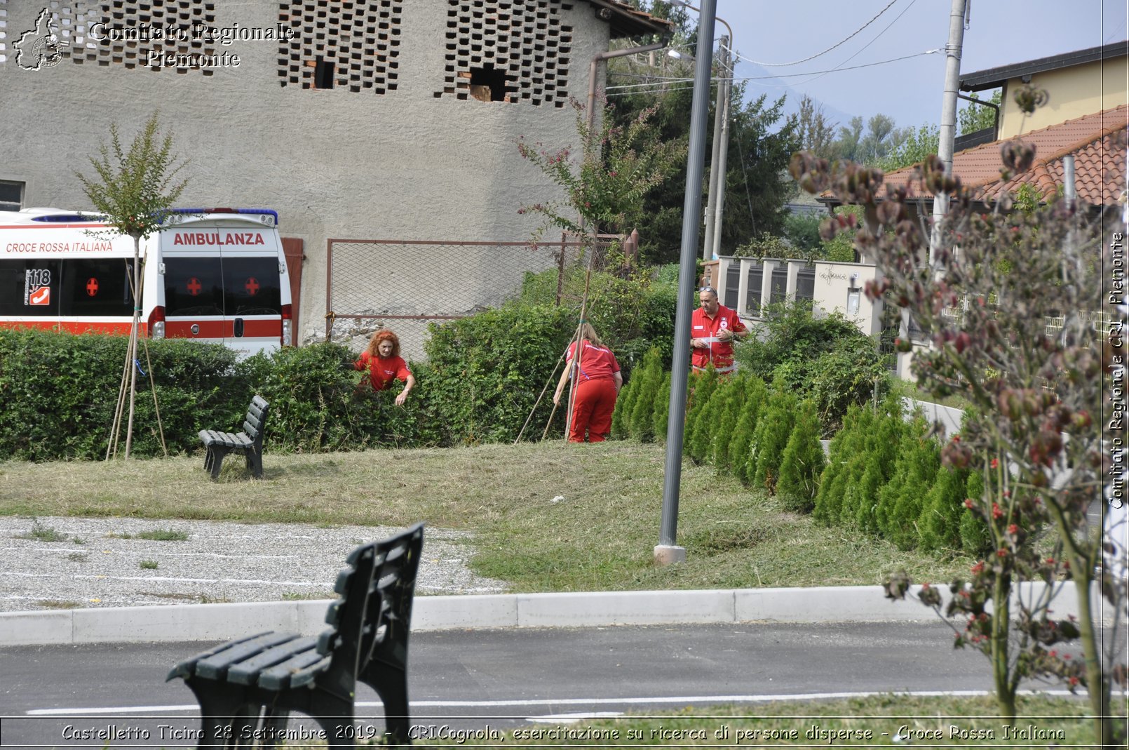 Castelletto Ticino 28 Settembre 2019 - CRICognola, esercitazione su ricerca di persone disperse - Croce Rossa Italiana