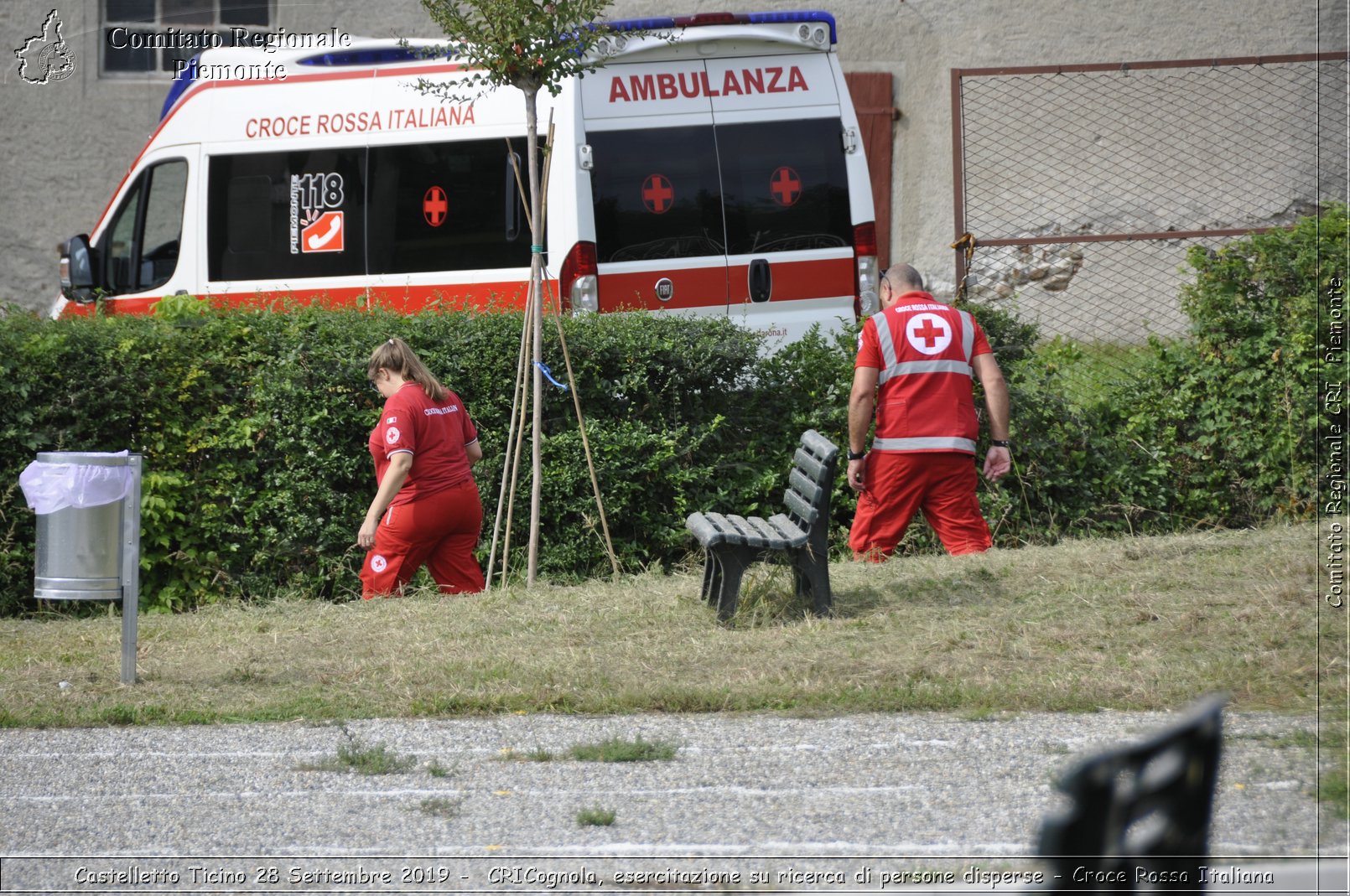 Castelletto Ticino 28 Settembre 2019 - CRICognola, esercitazione su ricerca di persone disperse - Croce Rossa Italiana