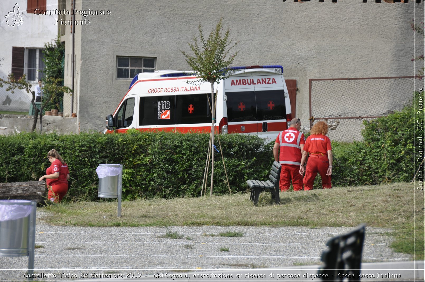 Castelletto Ticino 28 Settembre 2019 - CRICognola, esercitazione su ricerca di persone disperse - Croce Rossa Italiana