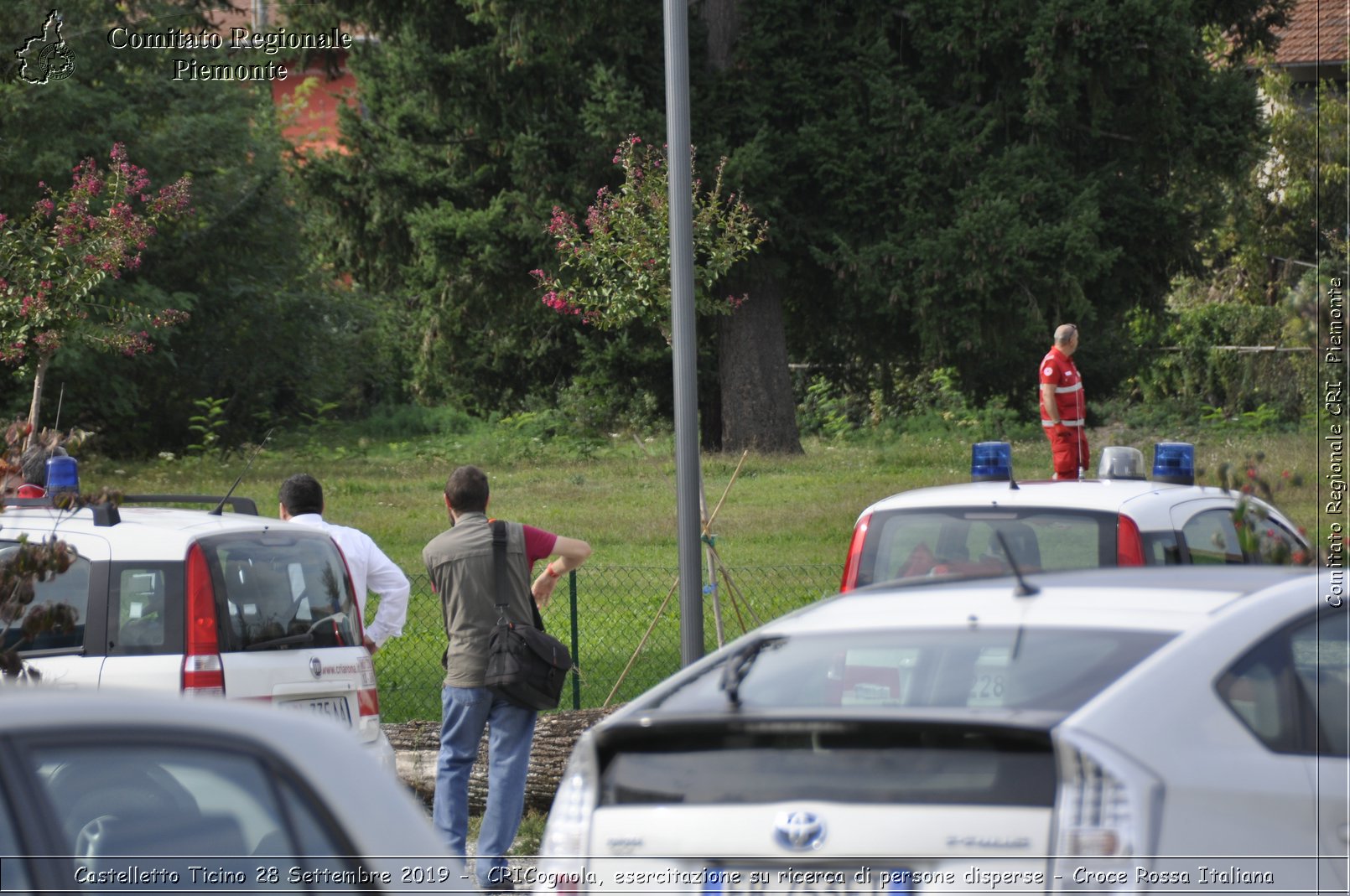 Castelletto Ticino 28 Settembre 2019 - CRICognola, esercitazione su ricerca di persone disperse - Croce Rossa Italiana