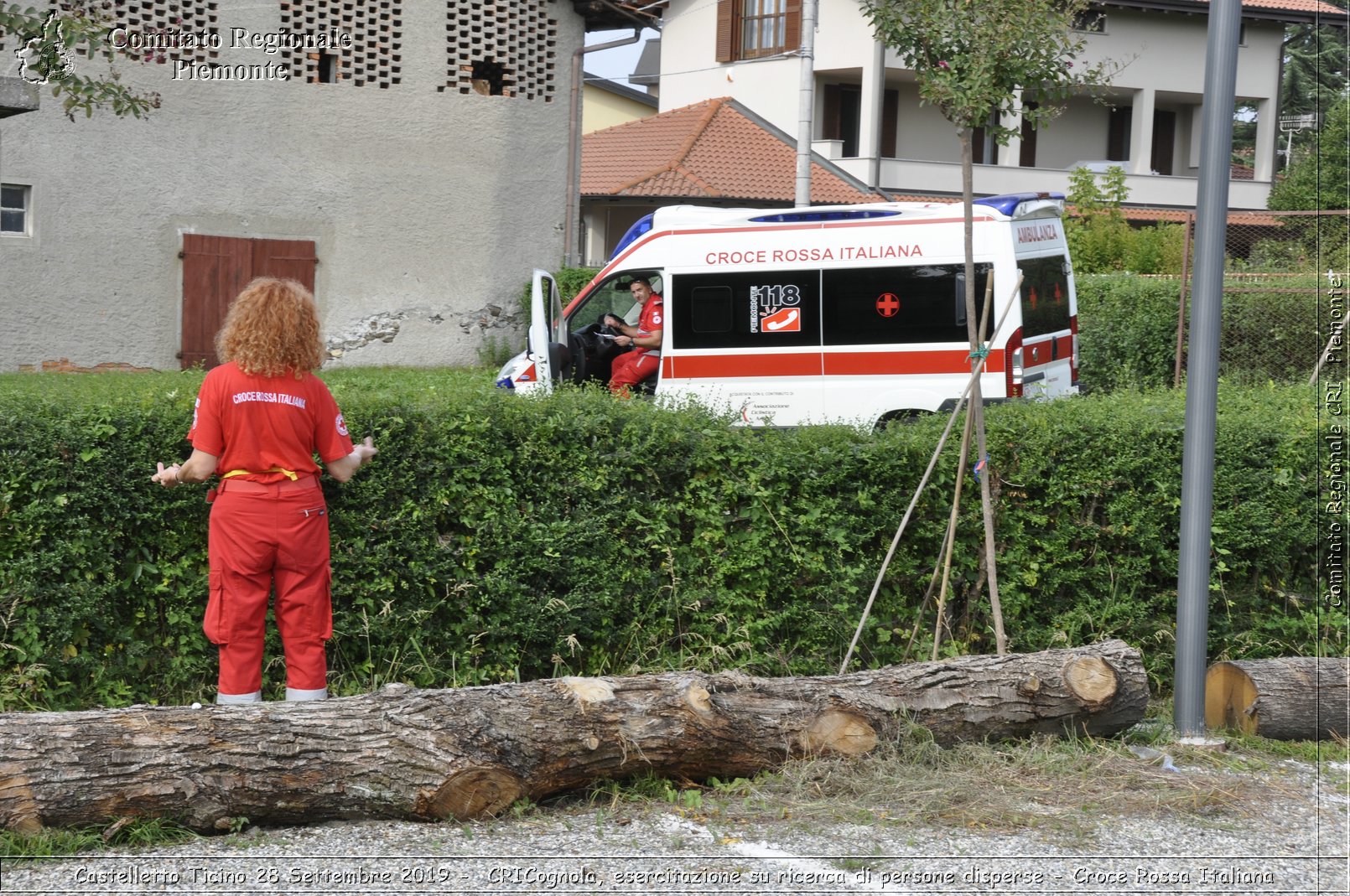 Castelletto Ticino 28 Settembre 2019 - CRICognola, esercitazione su ricerca di persone disperse - Croce Rossa Italiana